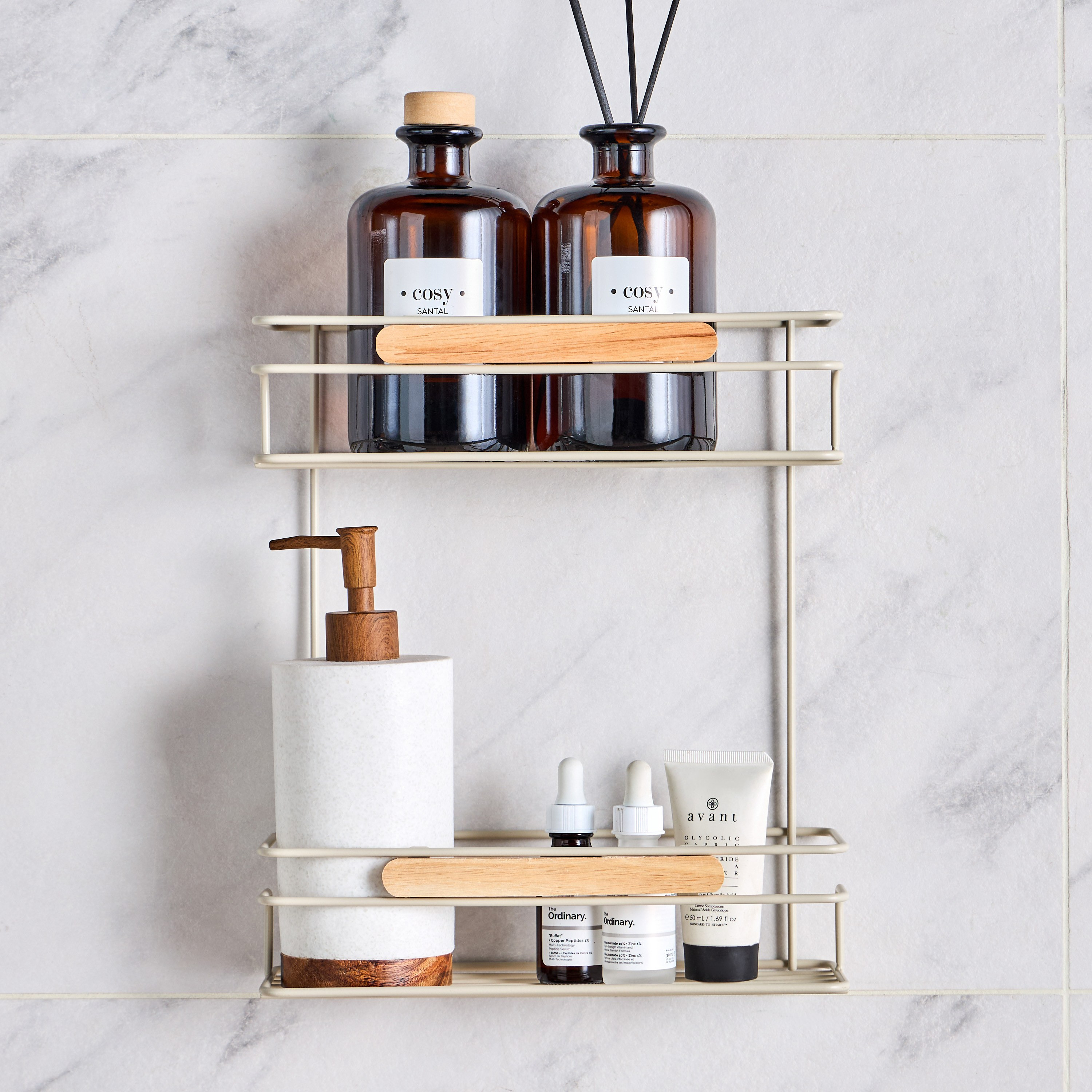 Claudia 2-Tier Shower Caddy-household-bathandlaundry-shower-showeraccessories-image-1
