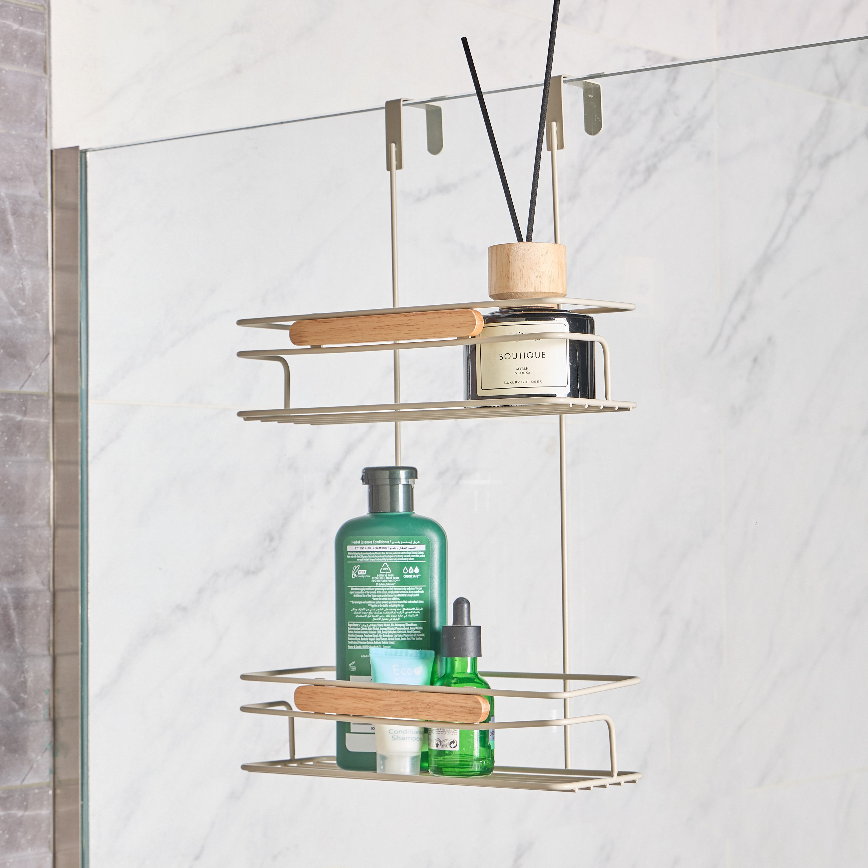 Claudia 2-Tier Shower Caddy-household-bathandlaundry-shower-showeraccessories-image-1