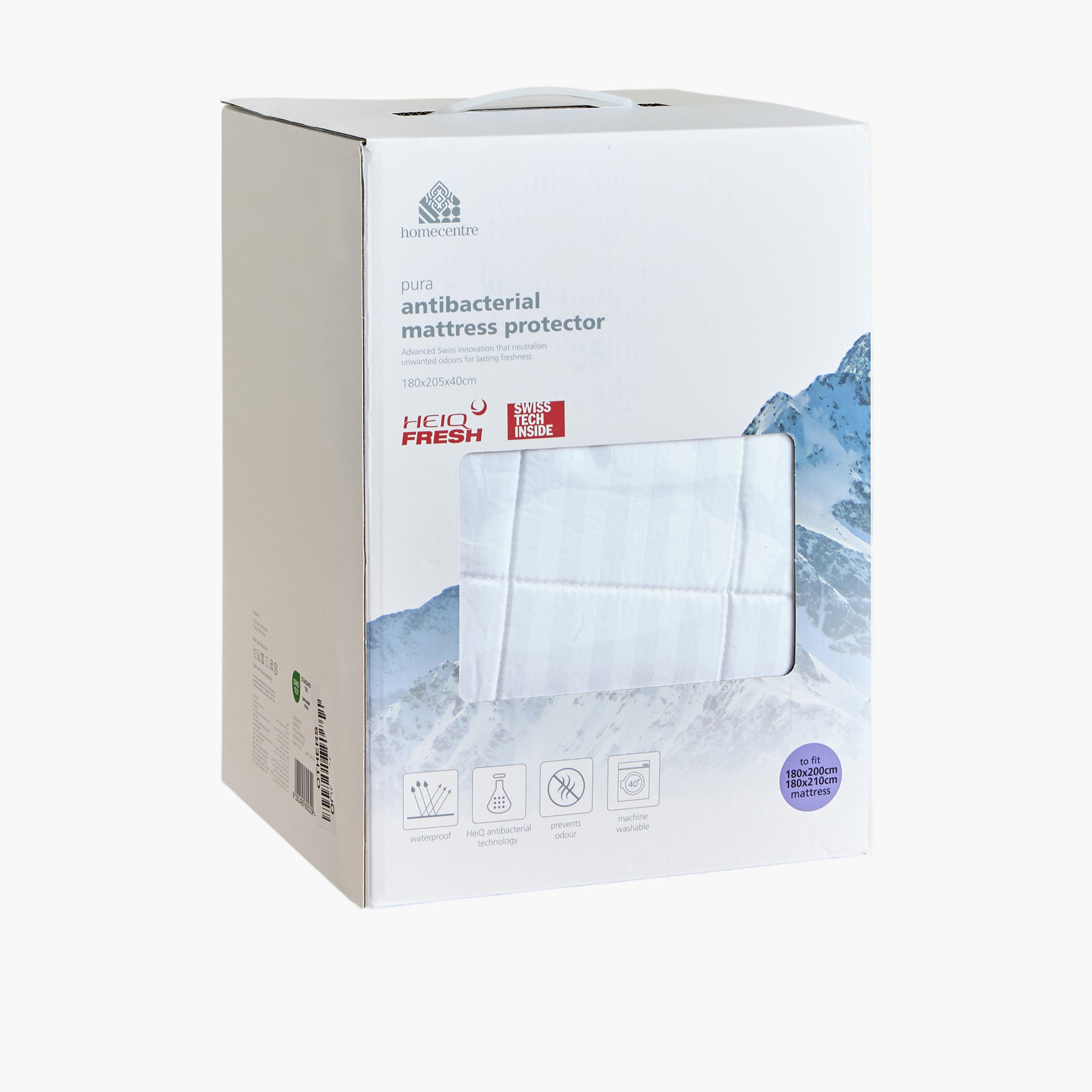Hotel Luxe Cotton 300 Thread Count King Mattress Protector - 180x205 cm-household-bedding-mattresstoppersandprotectors-mattressprotectors-image-4