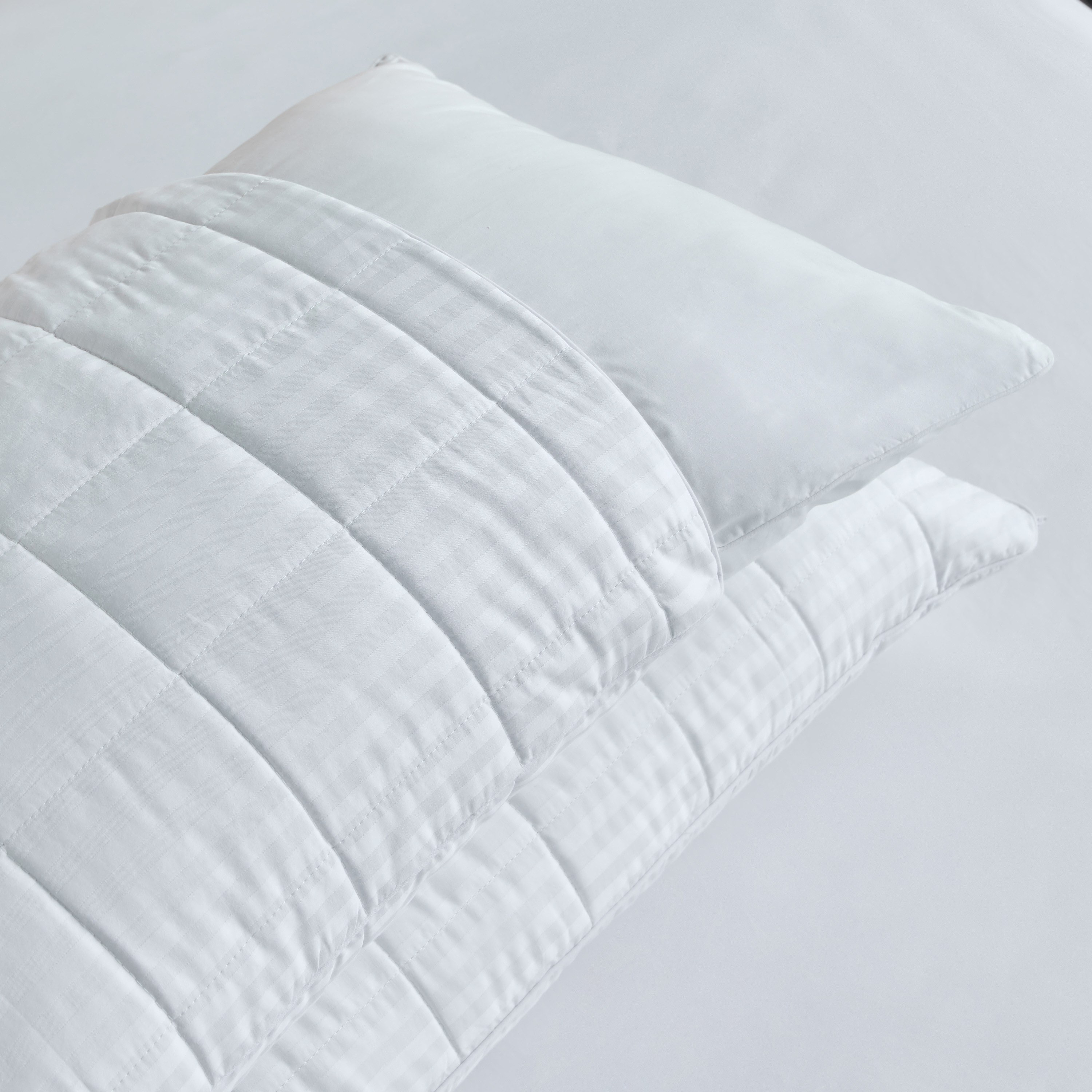 Hotel Luxe Cotton 300 Thread Count 2-Piece Pillow Protector Set - 50x75 cm-household-bedding-mattresstoppersandprotectors-pillowprotectors-image-2