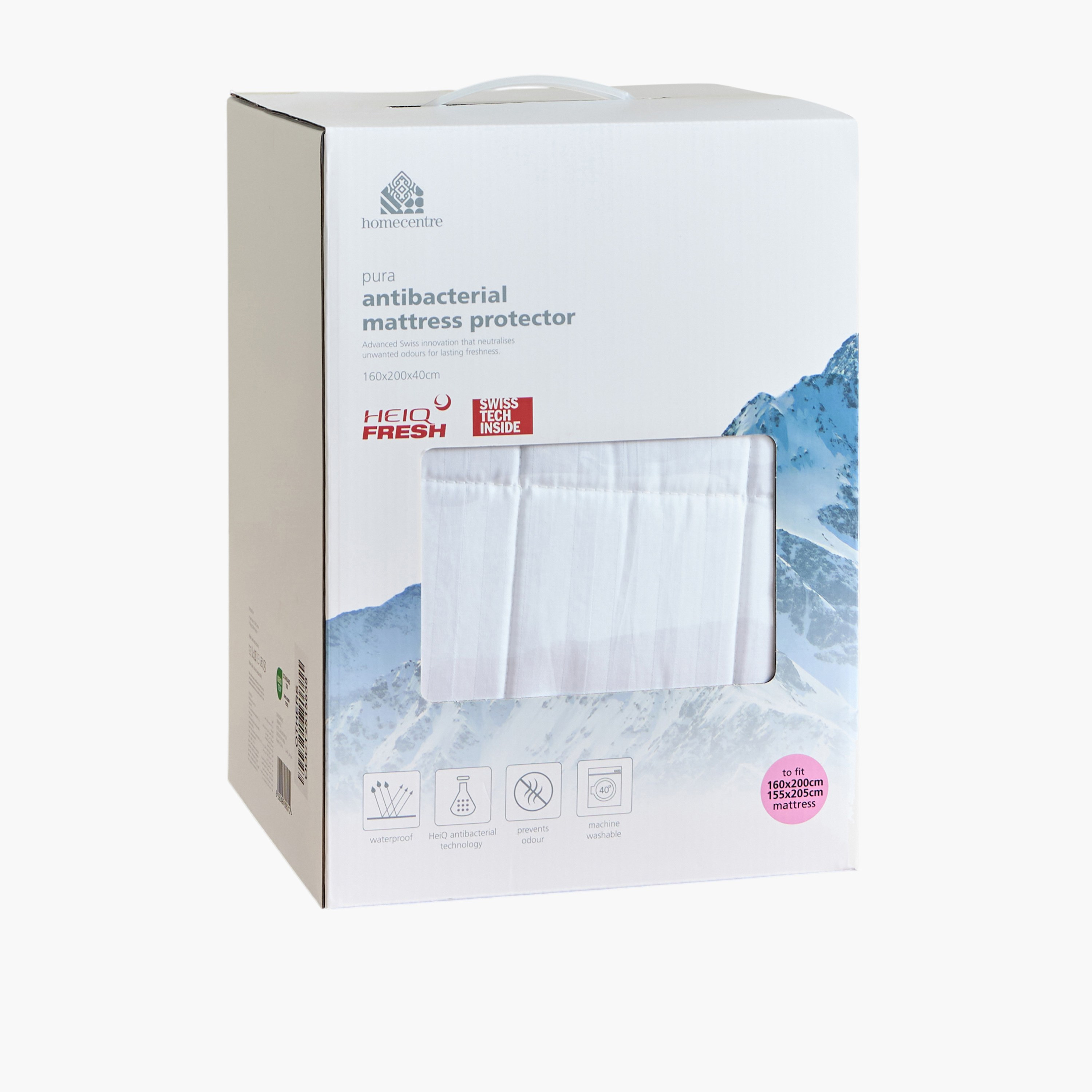Hotel Luxe Cotton 300 Thread Count Queen Mattress Protector - 160x200 cm-household-bedding-mattresstoppersandprotectors-mattressprotectors-image-4
