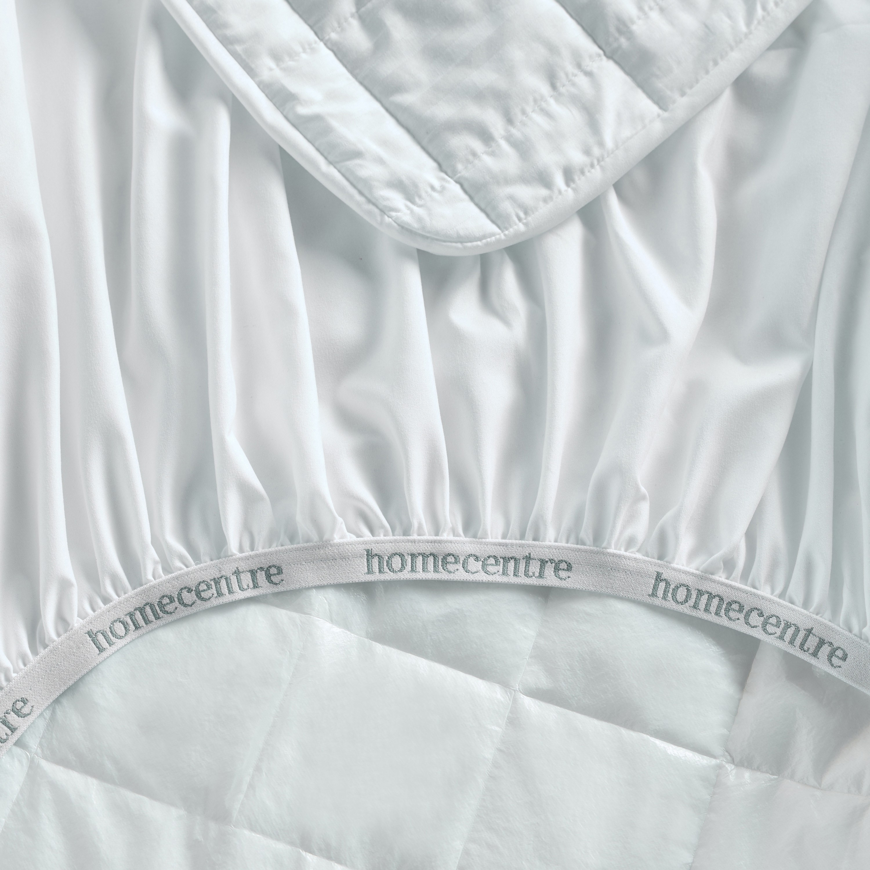 Hotel Luxe Cotton 300 Thread Count Single Mattress Protector - 90x200 cm-household-bedding-mattresstoppersandprotectors-mattressprotectors-image-2