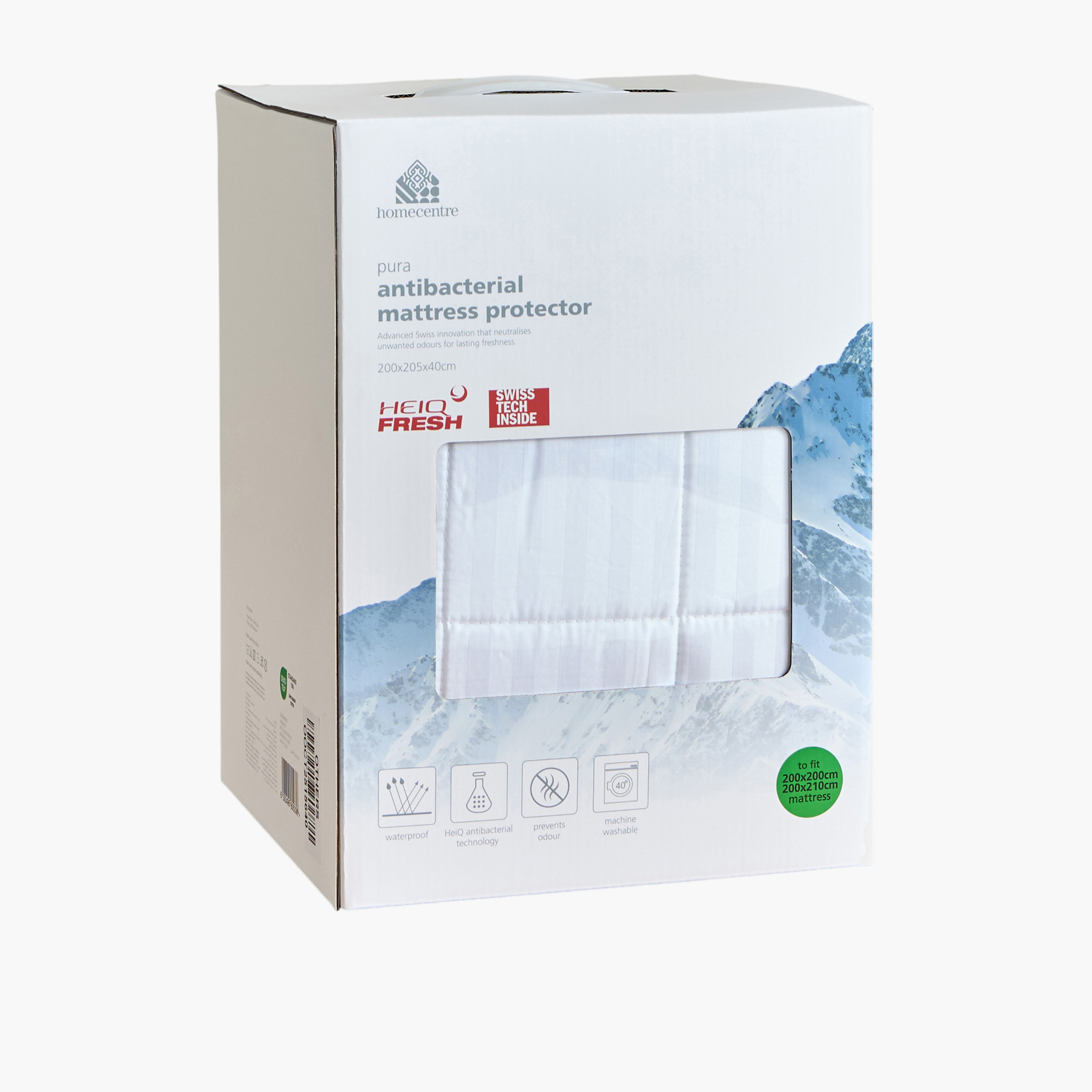 Hotel Luxe Cotton 300 Thread Count Super King Mattress Protector - 200x205 cm-household-bedding-mattresstoppersandprotectors-mattressprotectors-image-4