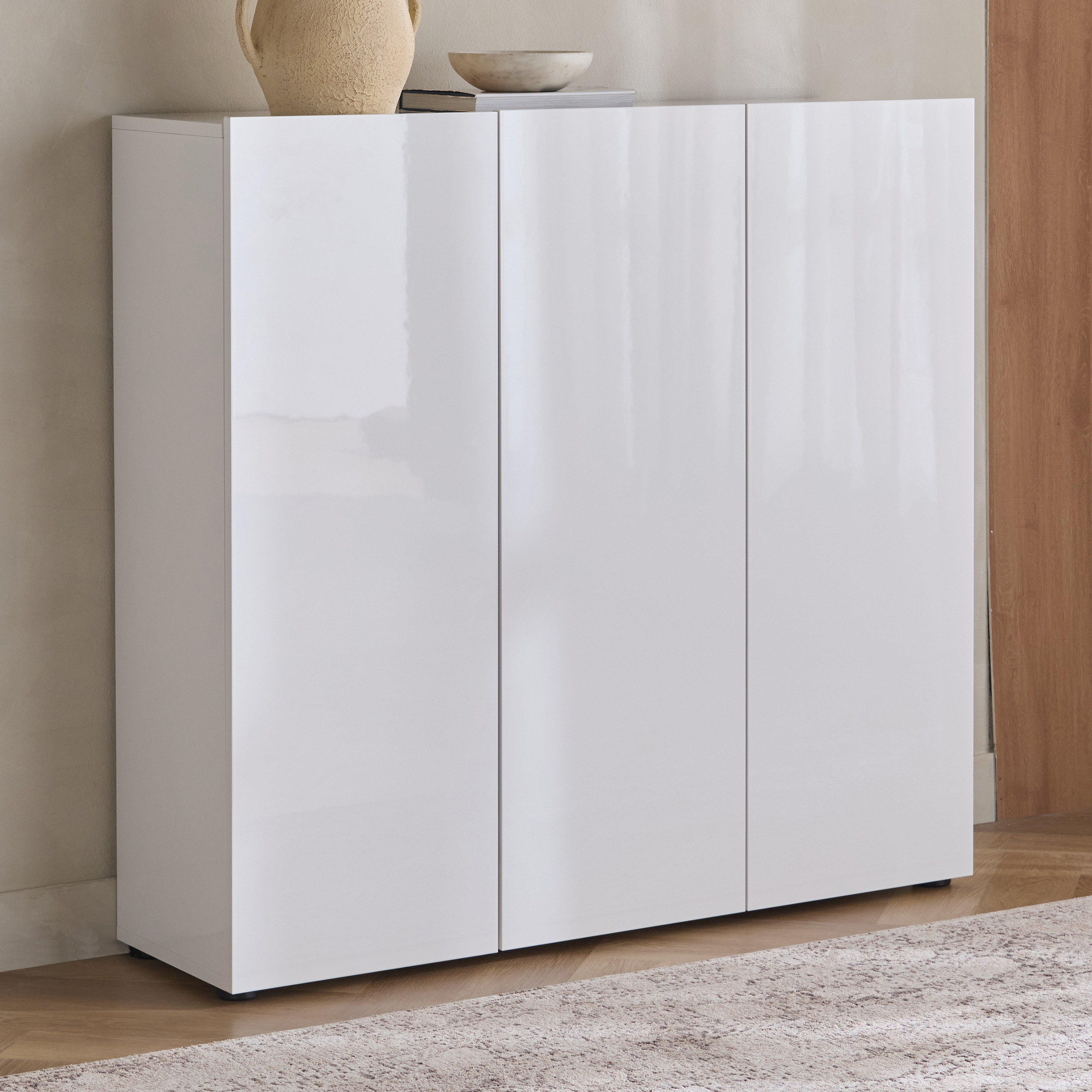 Elvara 30-Pair Shoe Cabinet
