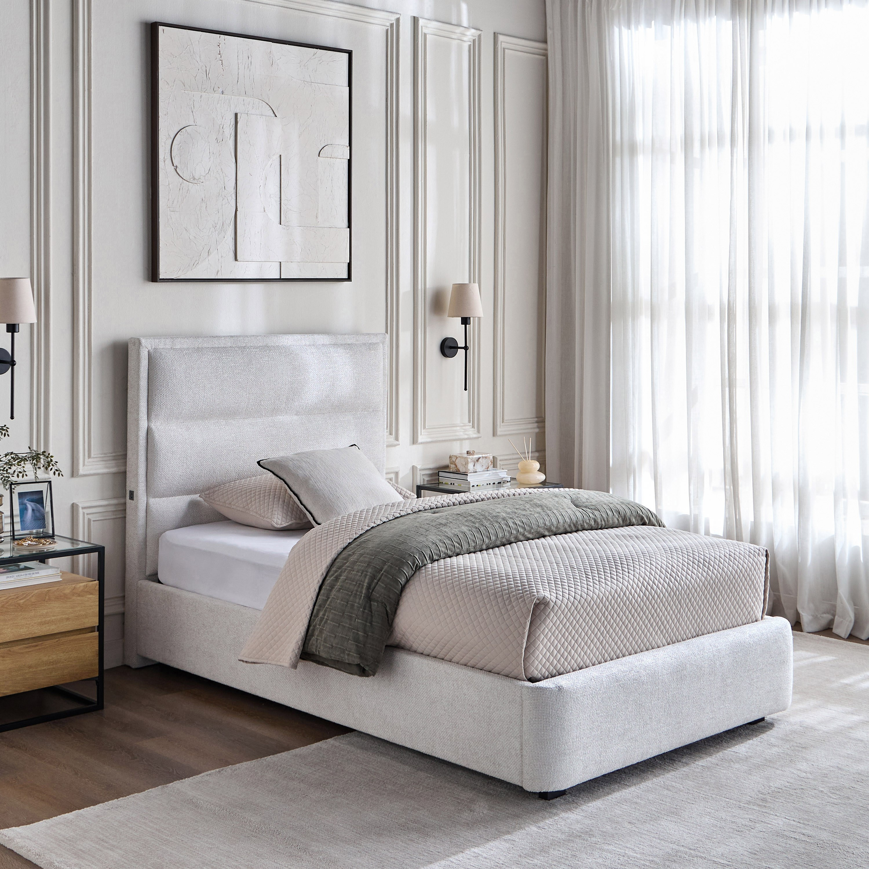 Stellar Single Modular Bed Base with Drawer - 120x200 cm-furniture-modular-modularbeds-stellar-image-10