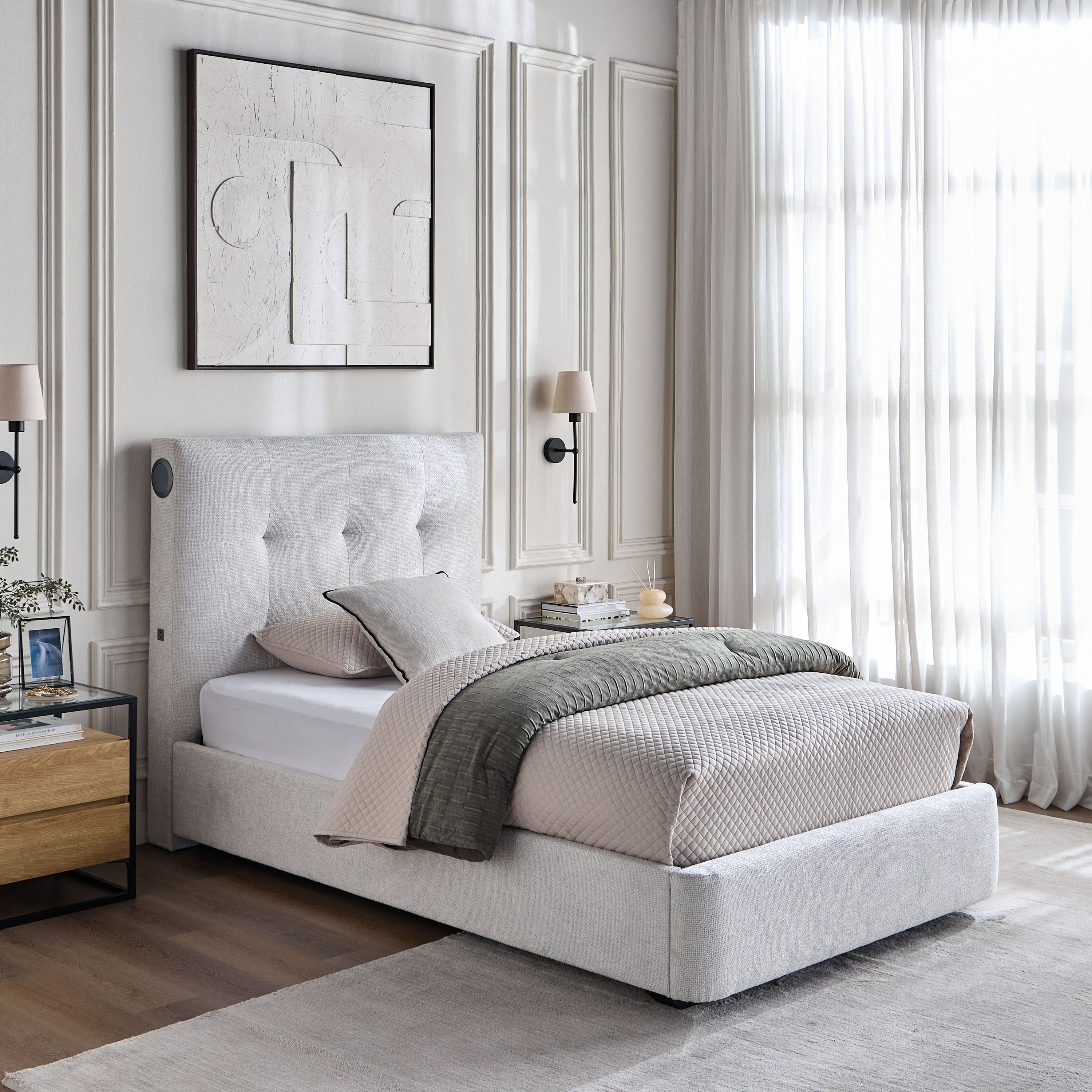 Stellar Single Modular Bed Base with Drawer - 120x200 cm-furniture-modular-modularbeds-stellar-image-12