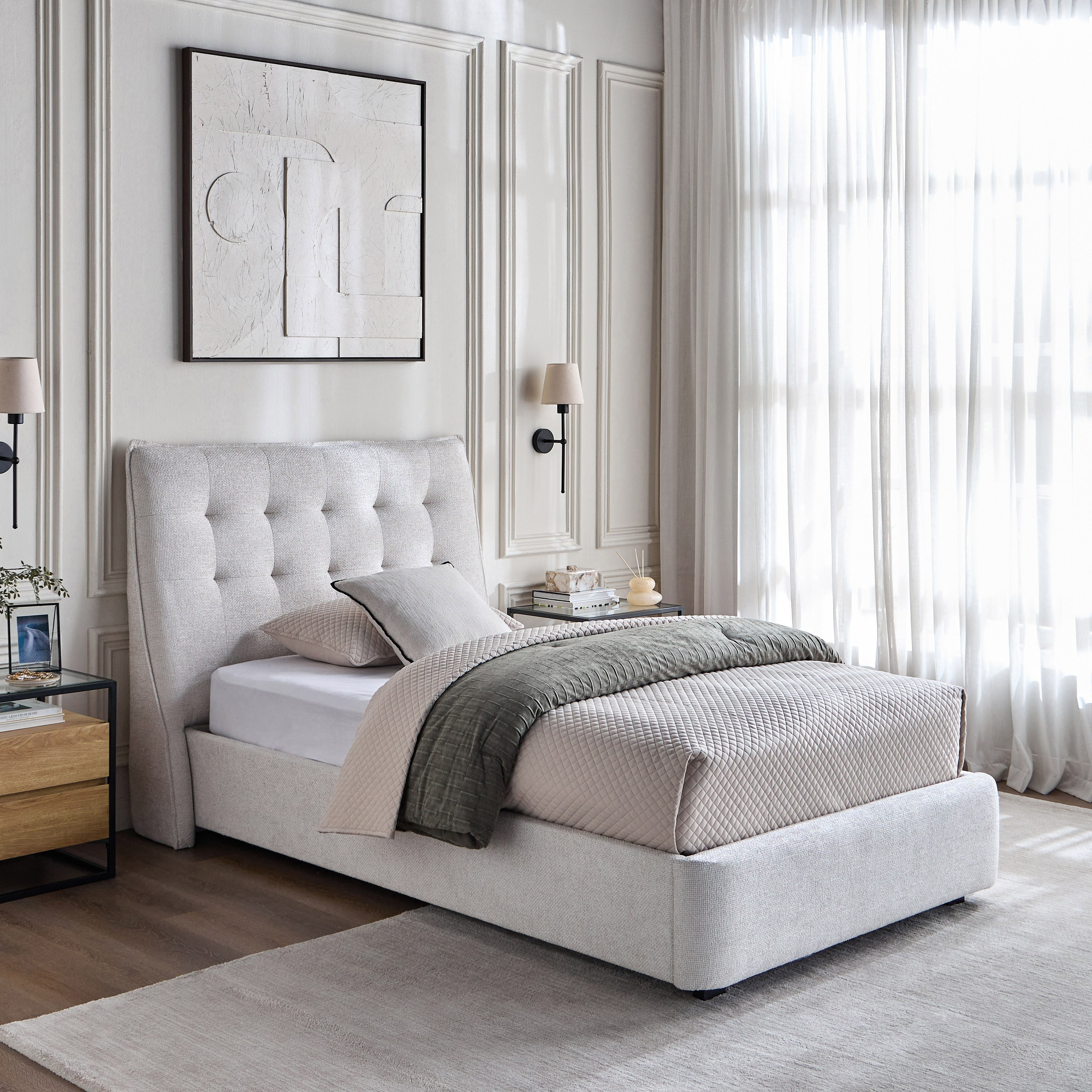 Stellar Single Modular Bed Base with Drawer - 120x200 cm-furniture-modular-modularbeds-stellar-image-8