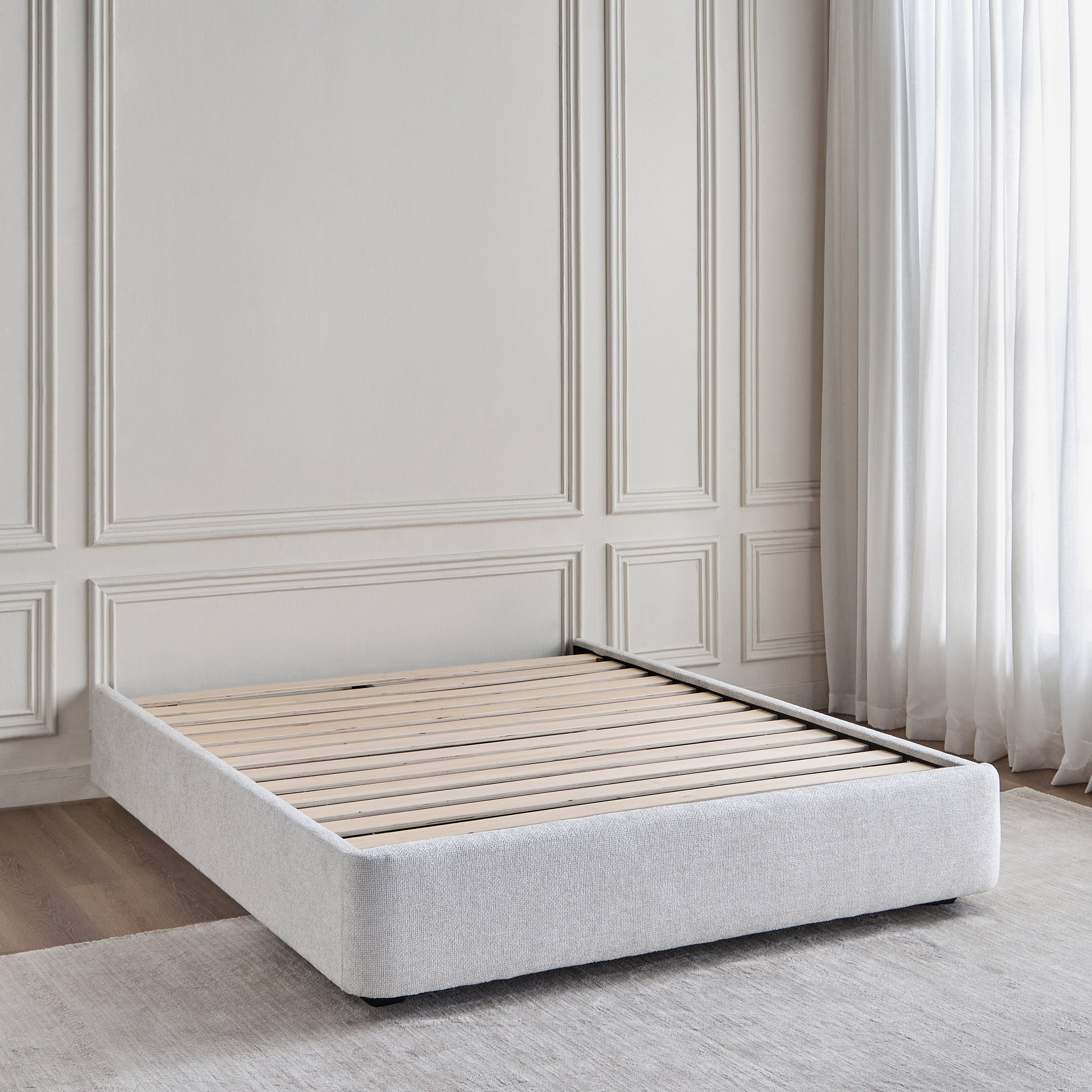 Stellar Queen Modular Bed Base with Drawer - 160x200 cm-furniture-modular-modularbeds-stellar-image-1