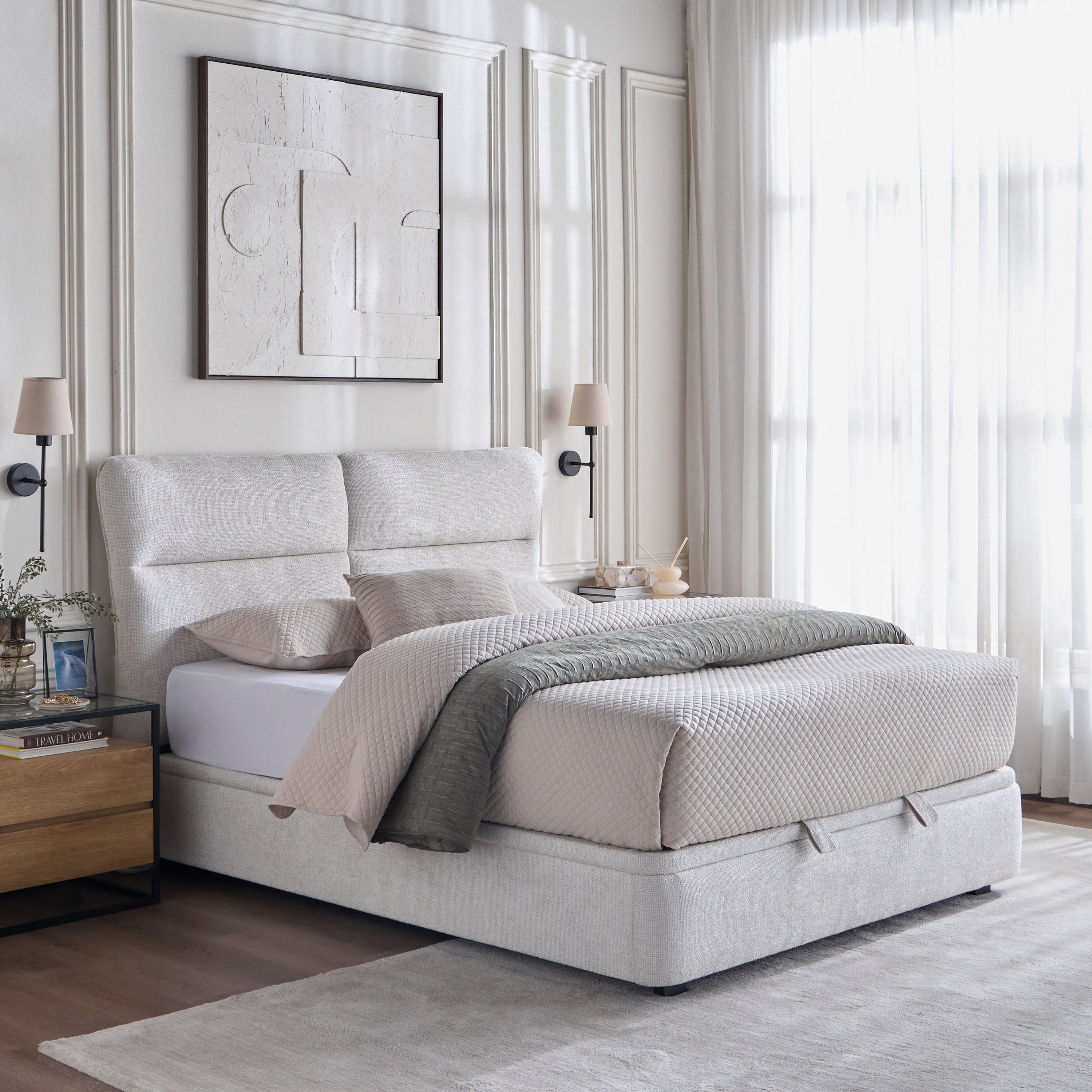 Stellar Queen Modular Hydraulic Bed Base - 160x200 cm-furniture-modular-modularbeds-stellar-image-9