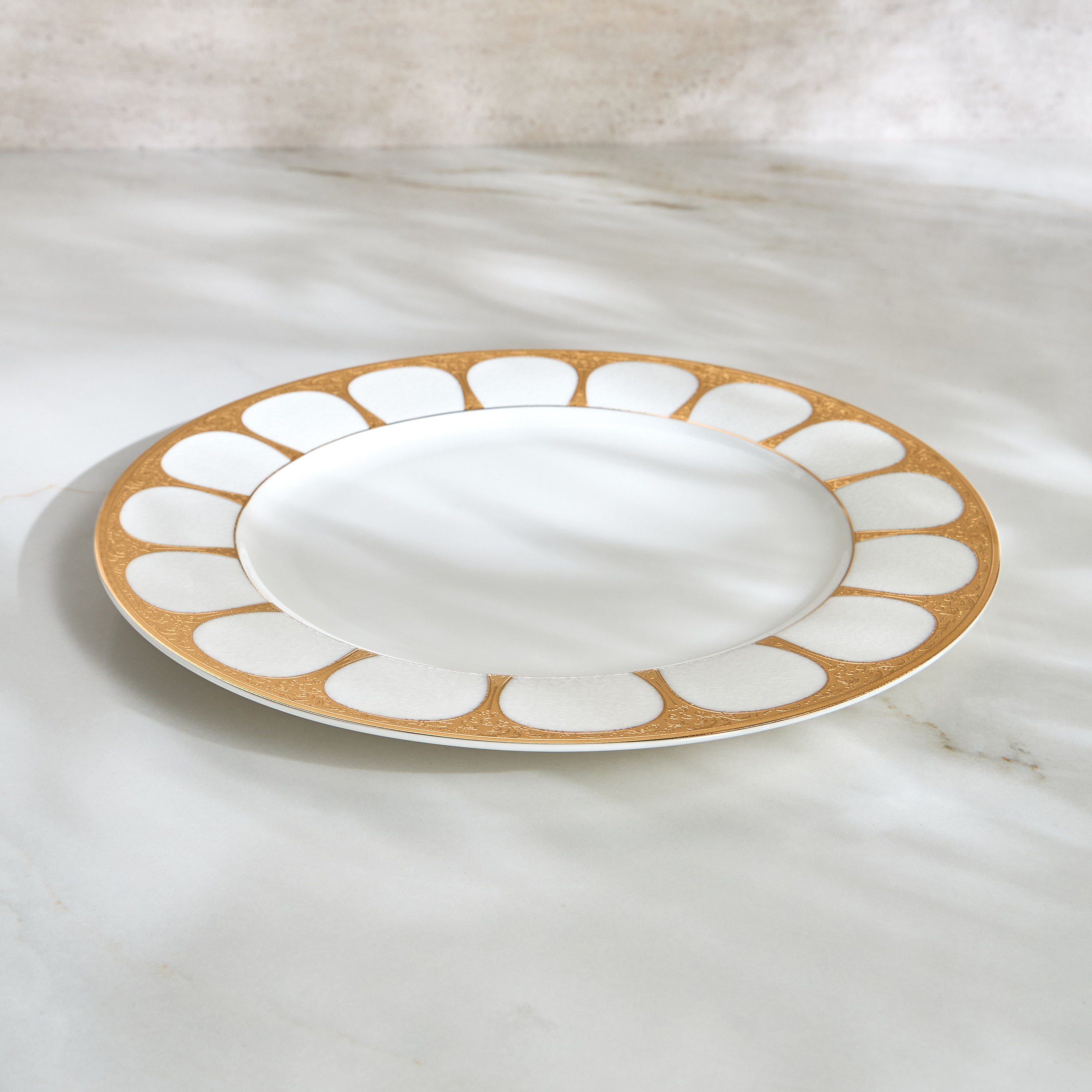 Habib New Bone China Dinner Plate - 26.5 cm-household-dining-dinnerware-dinnerwarecollections-image-2
