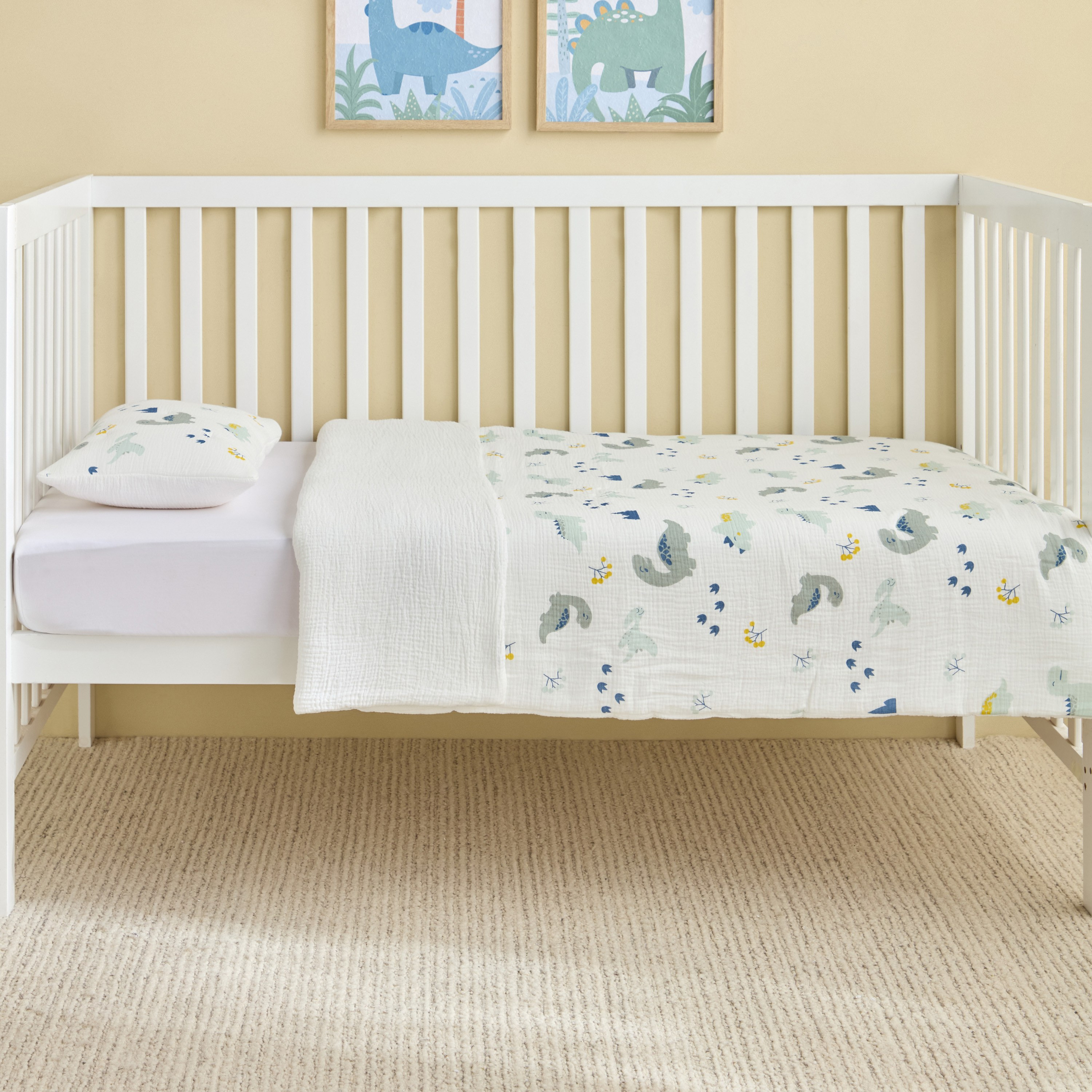 Vincent Cotton Printed 2-Piece Toddler Comforter Set - 100x140 cm