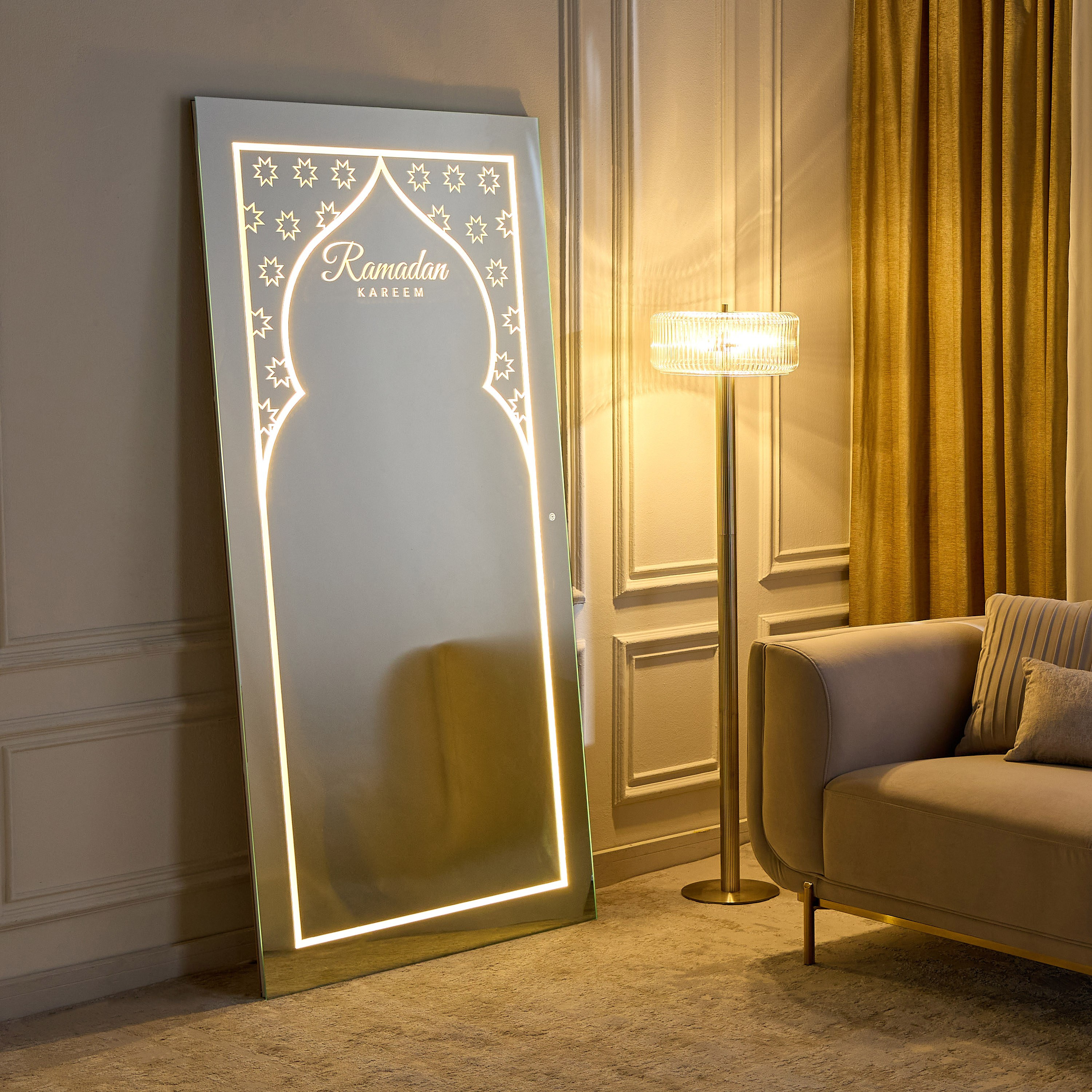 Tabia LED Leaner Mirror - 200x100 cm-household-walldecorandmirrors-mirrors-floormirrors-image-1