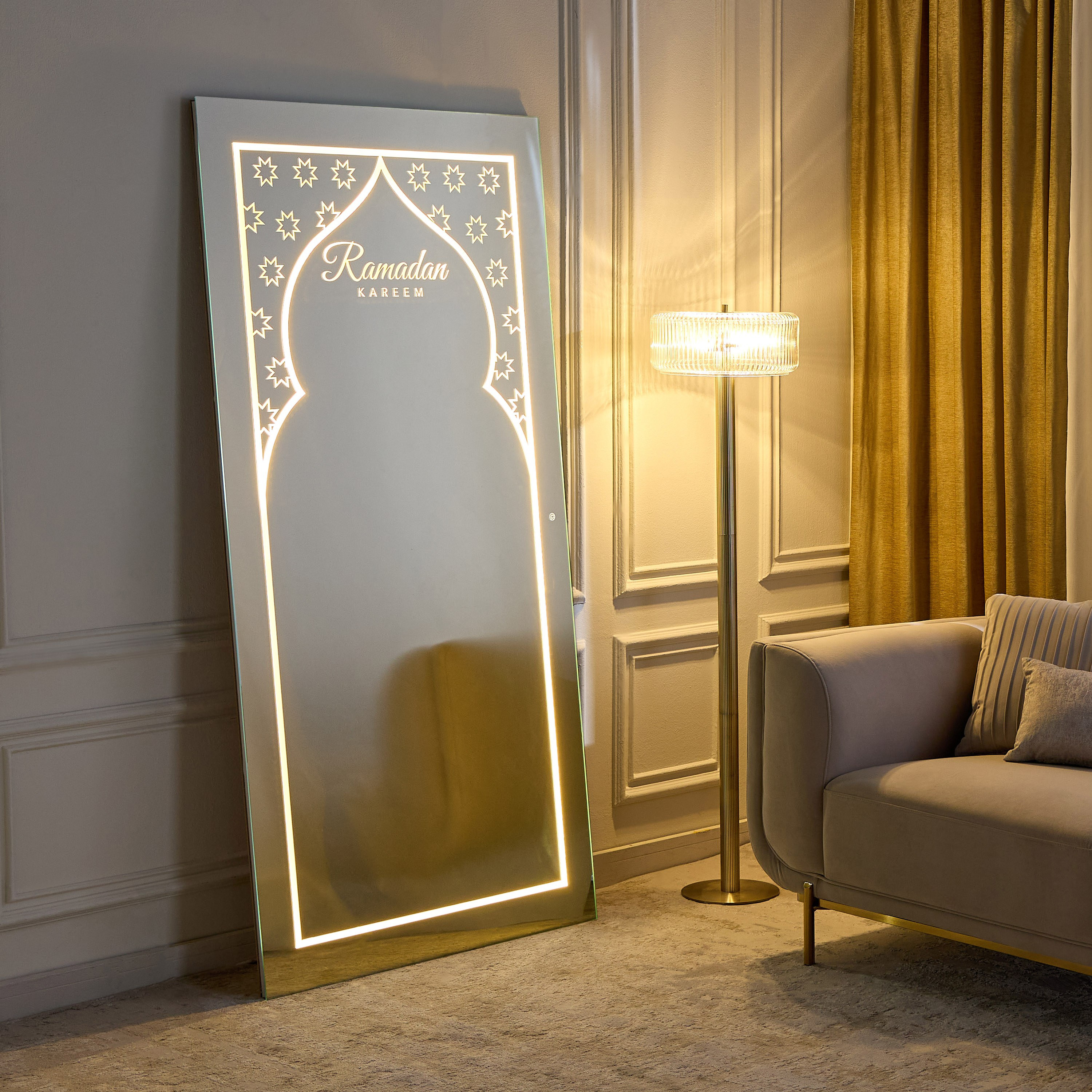 Tabia LED Leaner Mirror - 200x100 cm-household-walldecorandmirrors-mirrors-floormirrors-image-2
