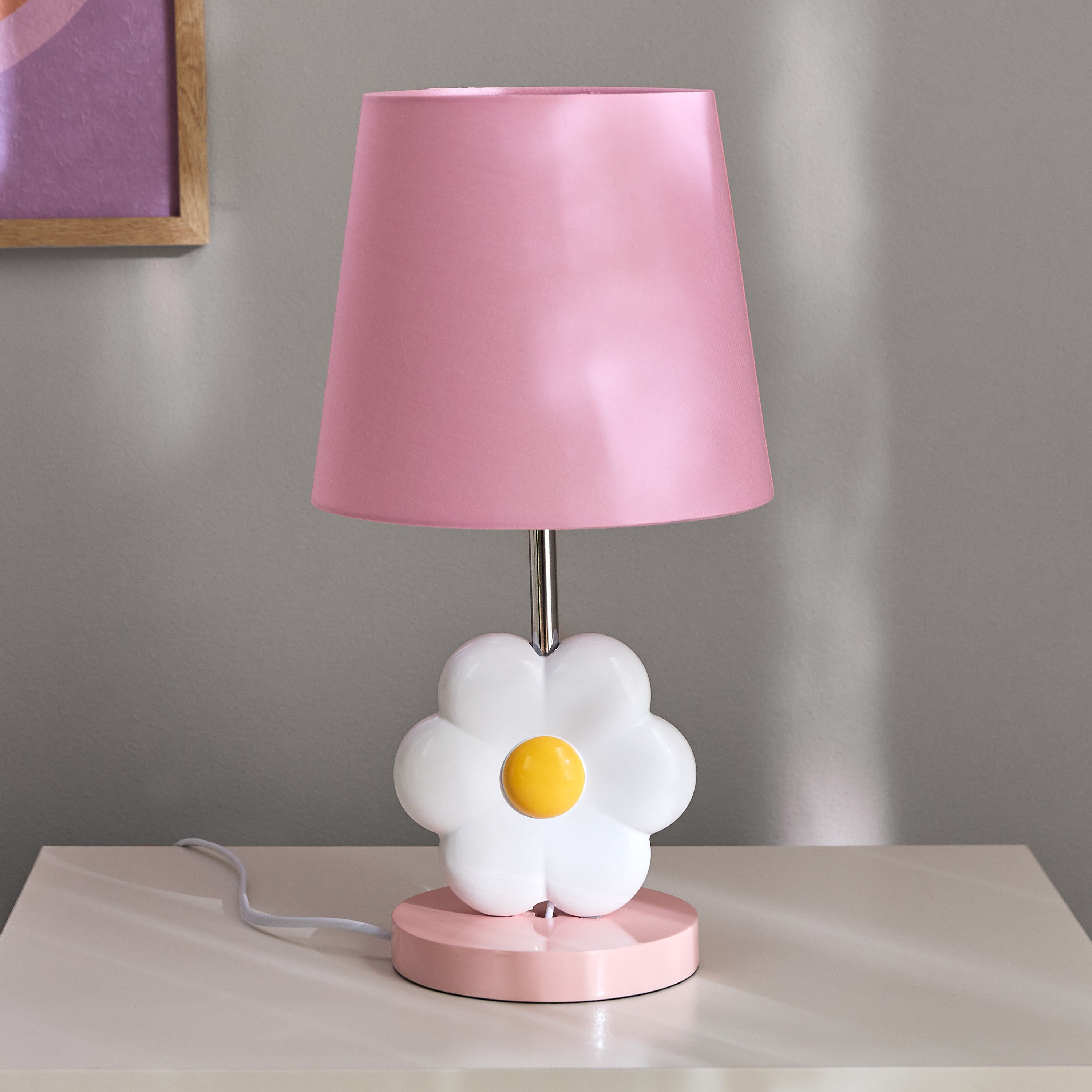 مصباح طاولة روطان زهرة عباد الشمس - إيف - 39 سم-babyandkids-decorandlighting-lighting-tablelamps-image-1