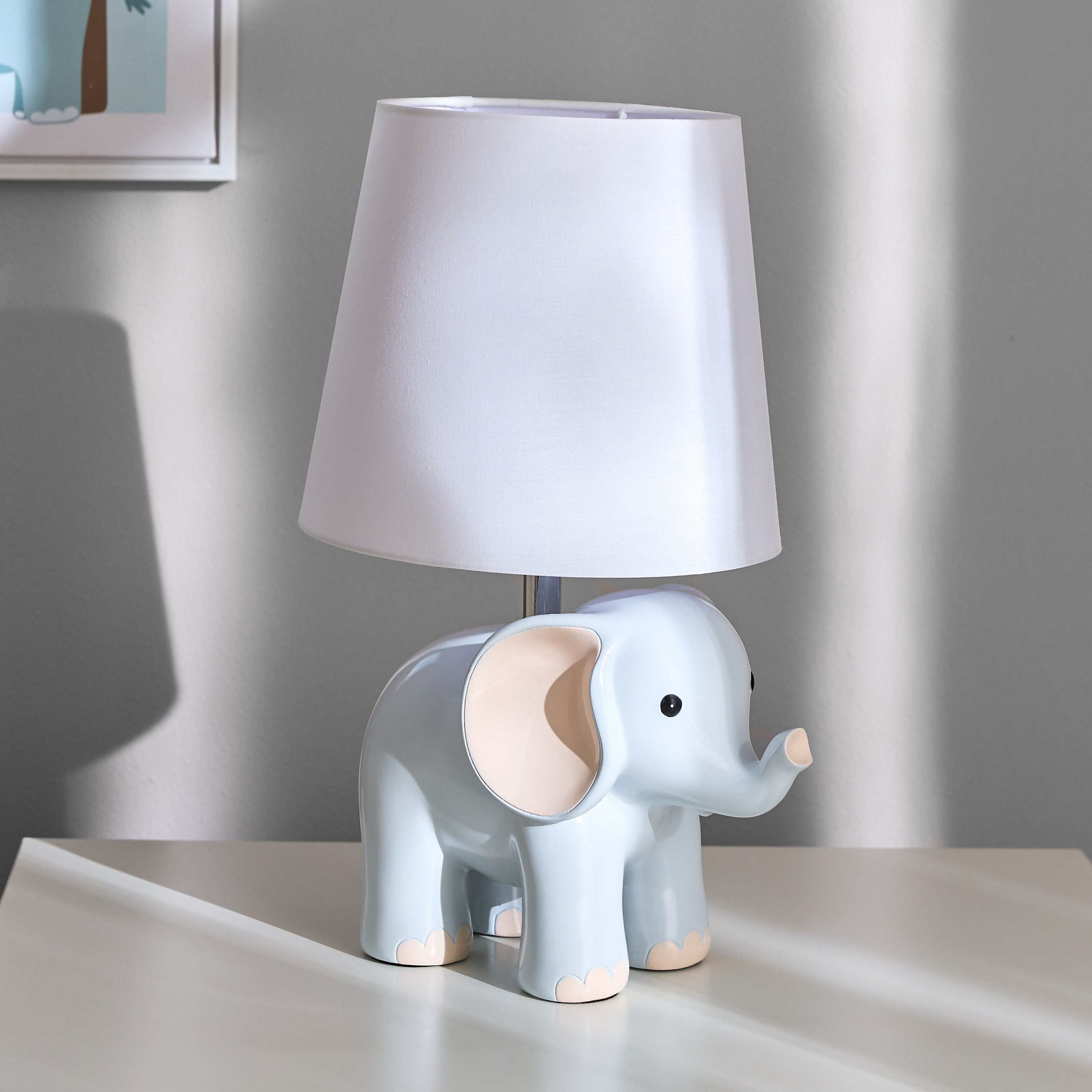 Edwin Elephant Resin Table Lamp - 35 cm