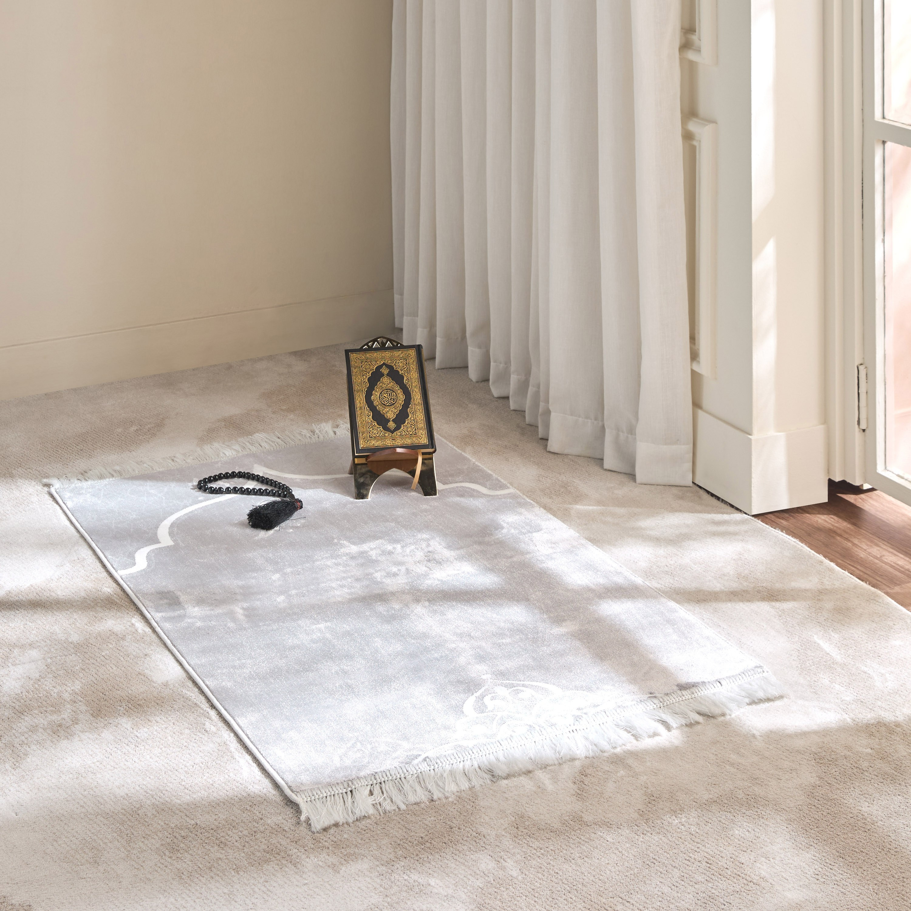 Arwa Prayer Mat - 70x110 cm-household-rugsandcarpets-prayermats-image-4