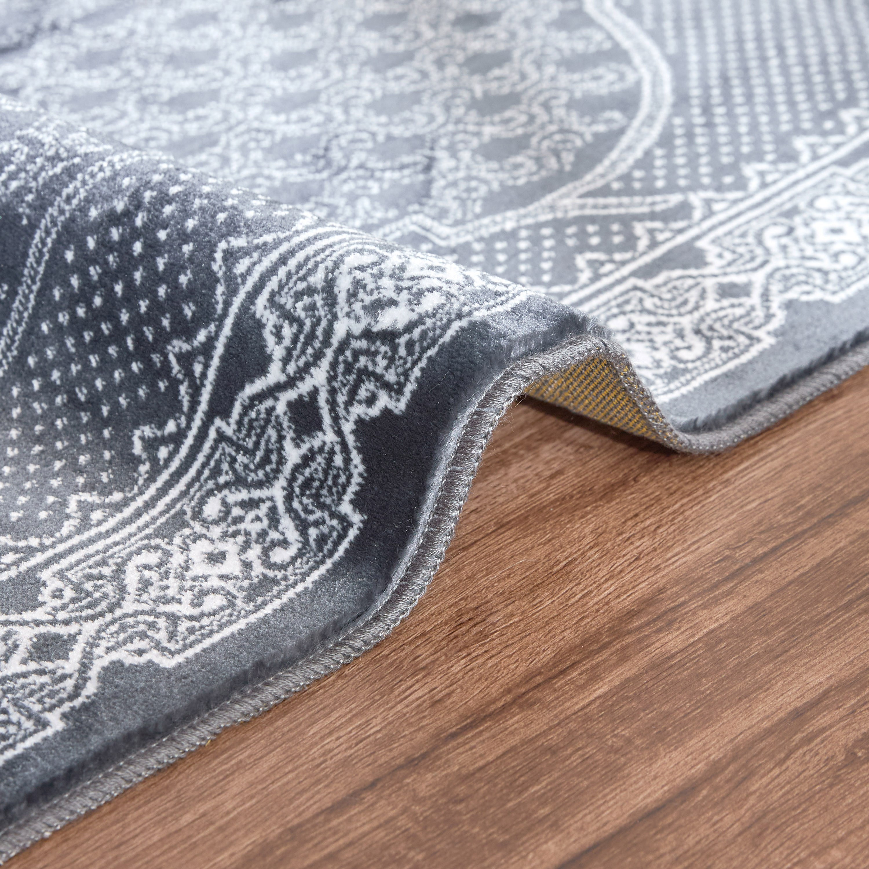 Rawdah Prayer Mat - 70x110 cm-household-rugsandcarpets-prayermats-image-3