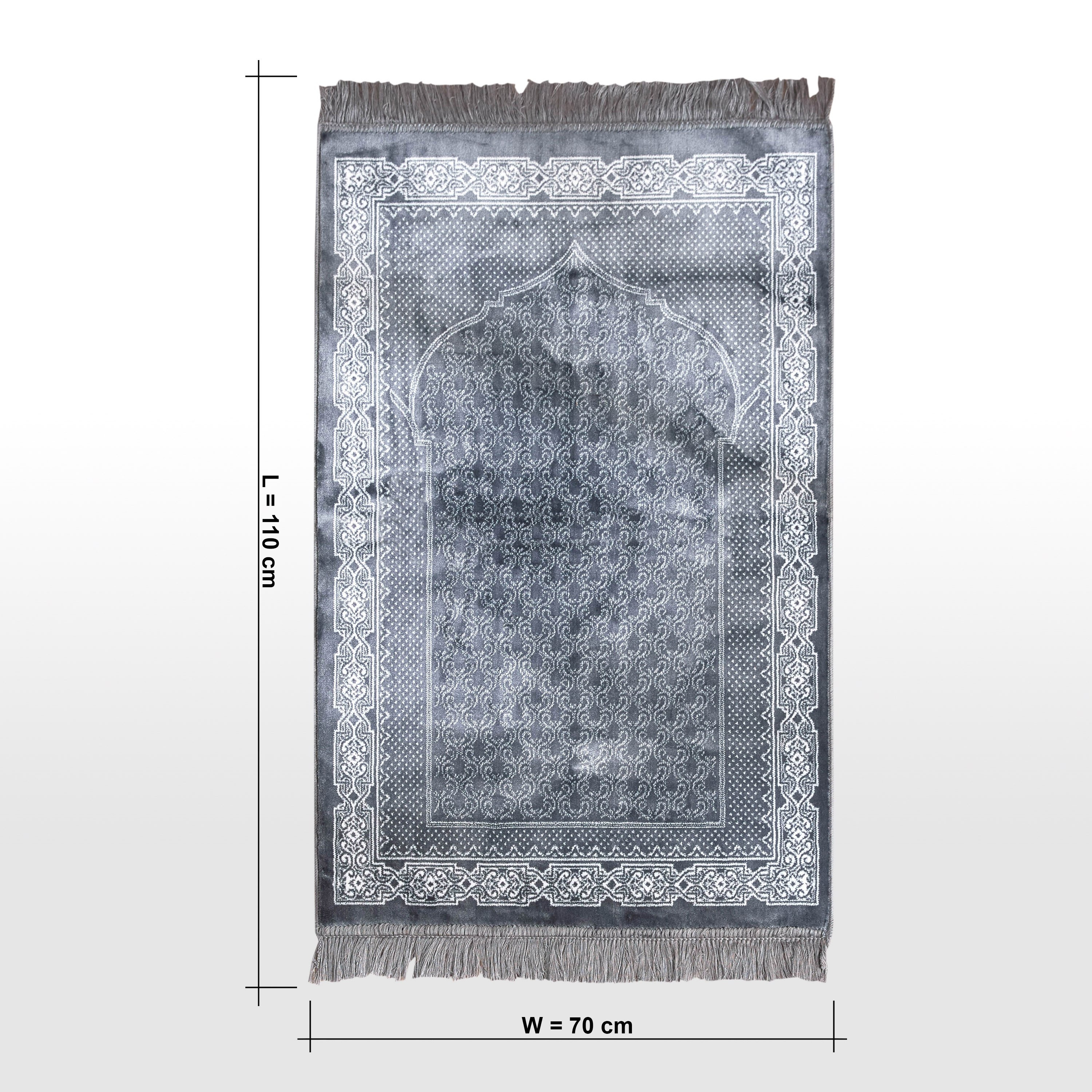 Rawdah Prayer Mat - 70x110 cm-household-rugsandcarpets-prayermats-image-5
