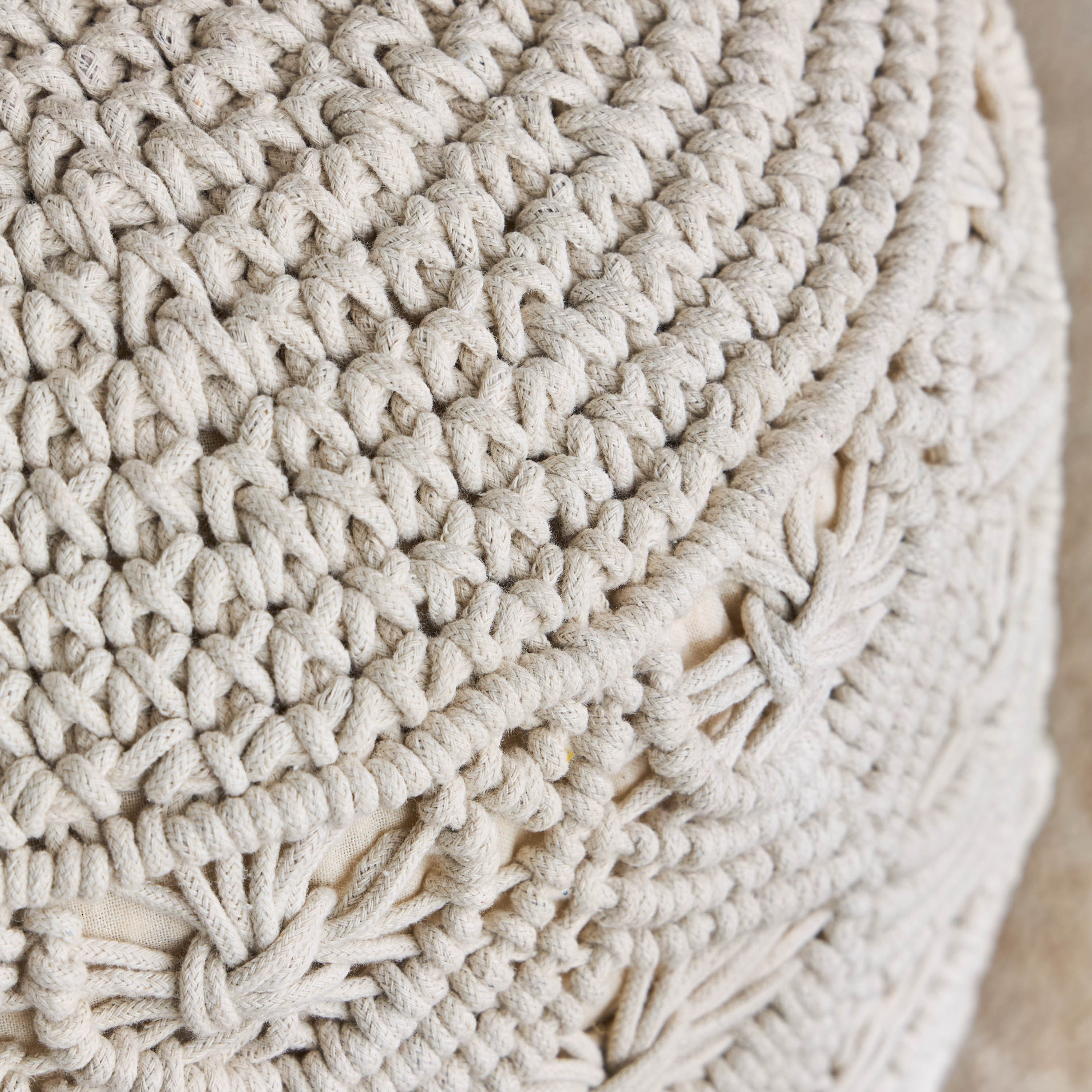 Macrame Pouf-household-cushionsandthrows-poufs-image-2