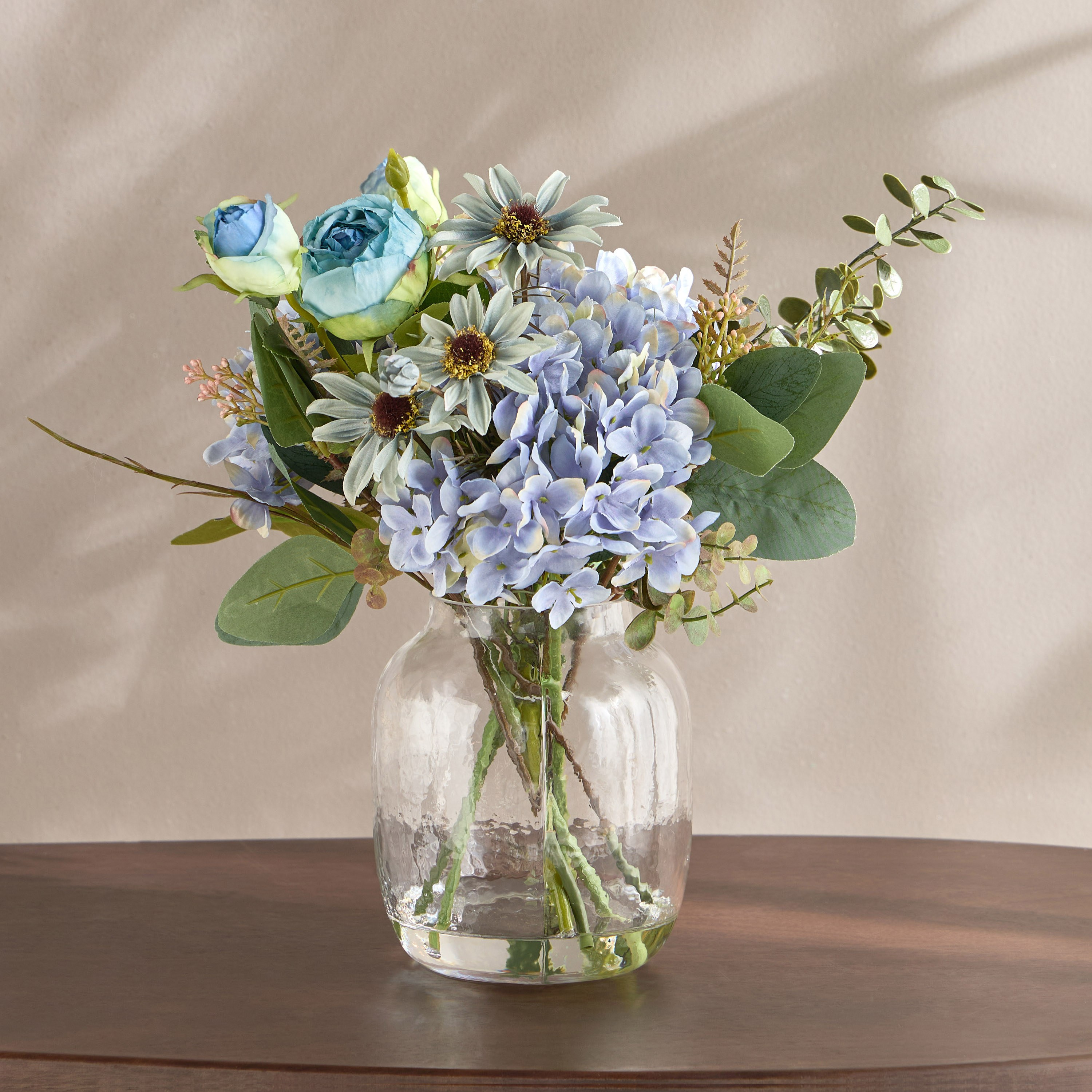 Clarity Glee Mix Floral Arrangement in Vase - 53 cm-household-gardenandoutdoor-artificialflowersandplants-flowers-image-1