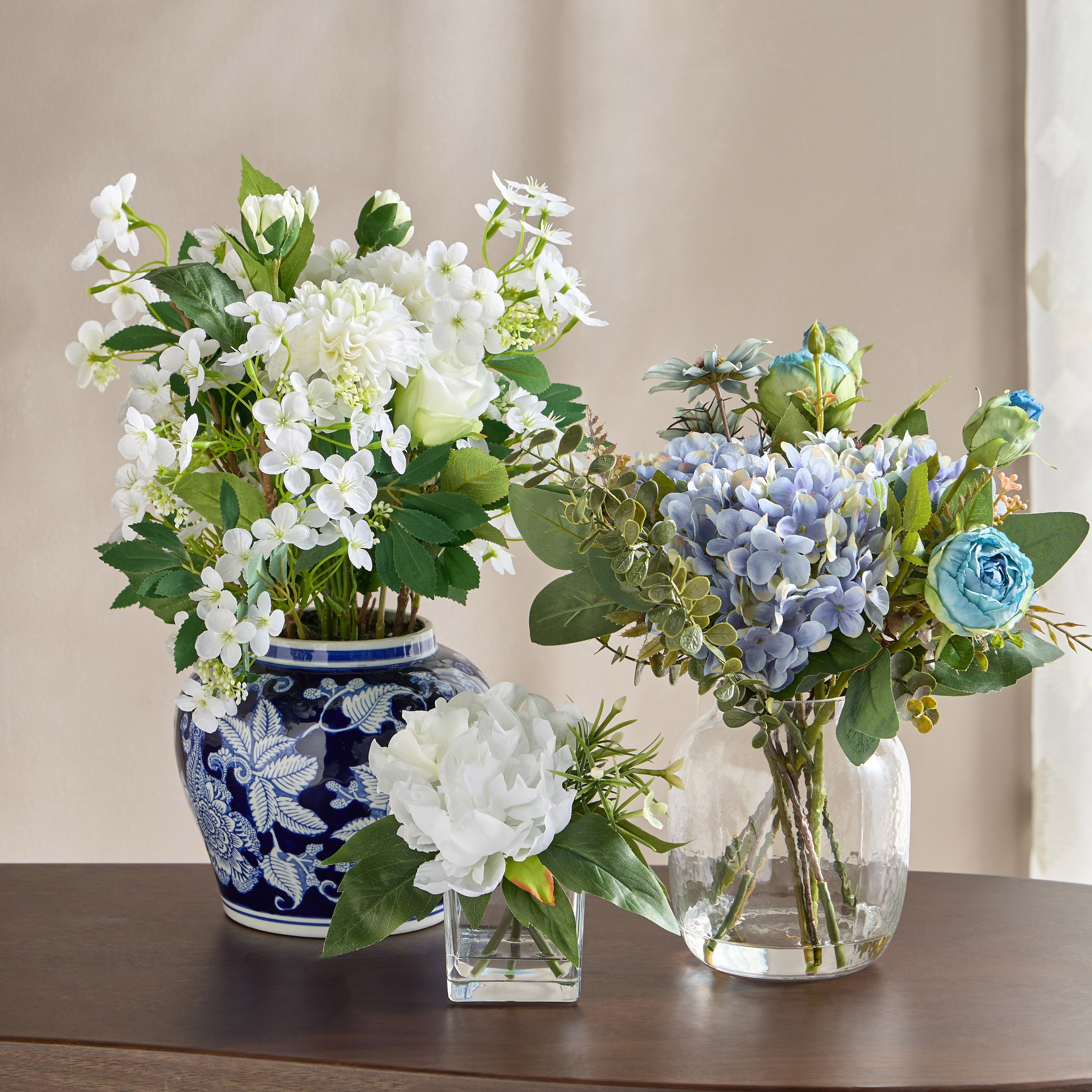 Clarity Glee Mix Floral Arrangement in Vase - 53 cm-household-gardenandoutdoor-artificialflowersandplants-flowers-image-4