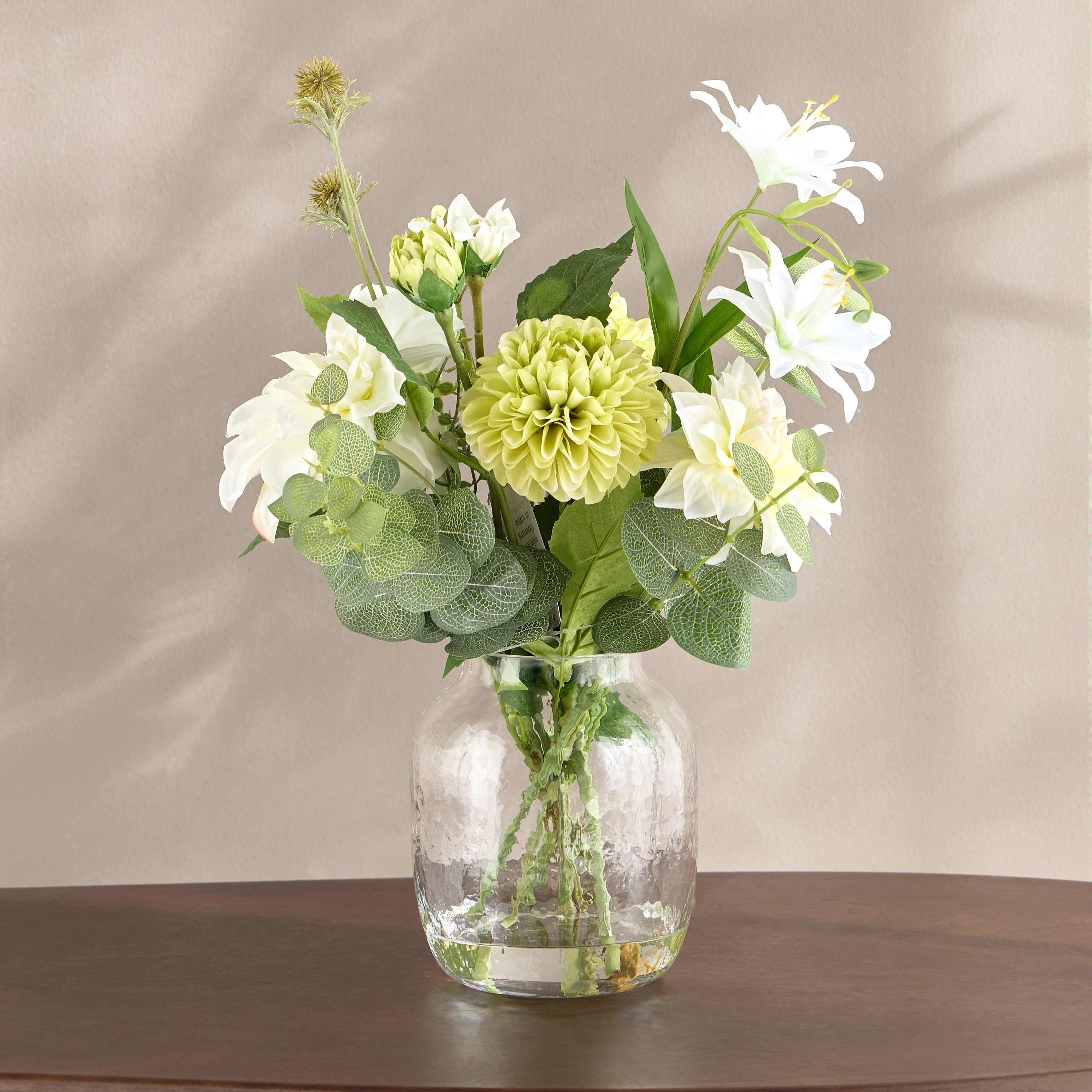 Clarity Glee Mix Floral Arrangement in Vase - 53 cm-household-gardenandoutdoor-artificialflowersandplants-flowers-image-1