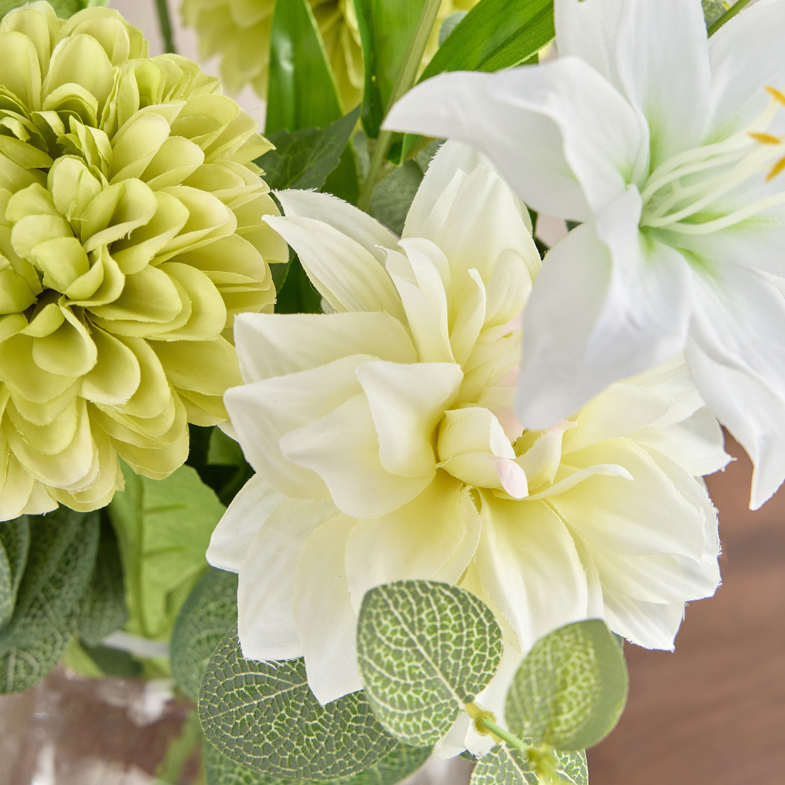 Clarity Glee Mix Floral Arrangement in Vase - 53 cm-household-gardenandoutdoor-artificialflowersandplants-flowers-image-2