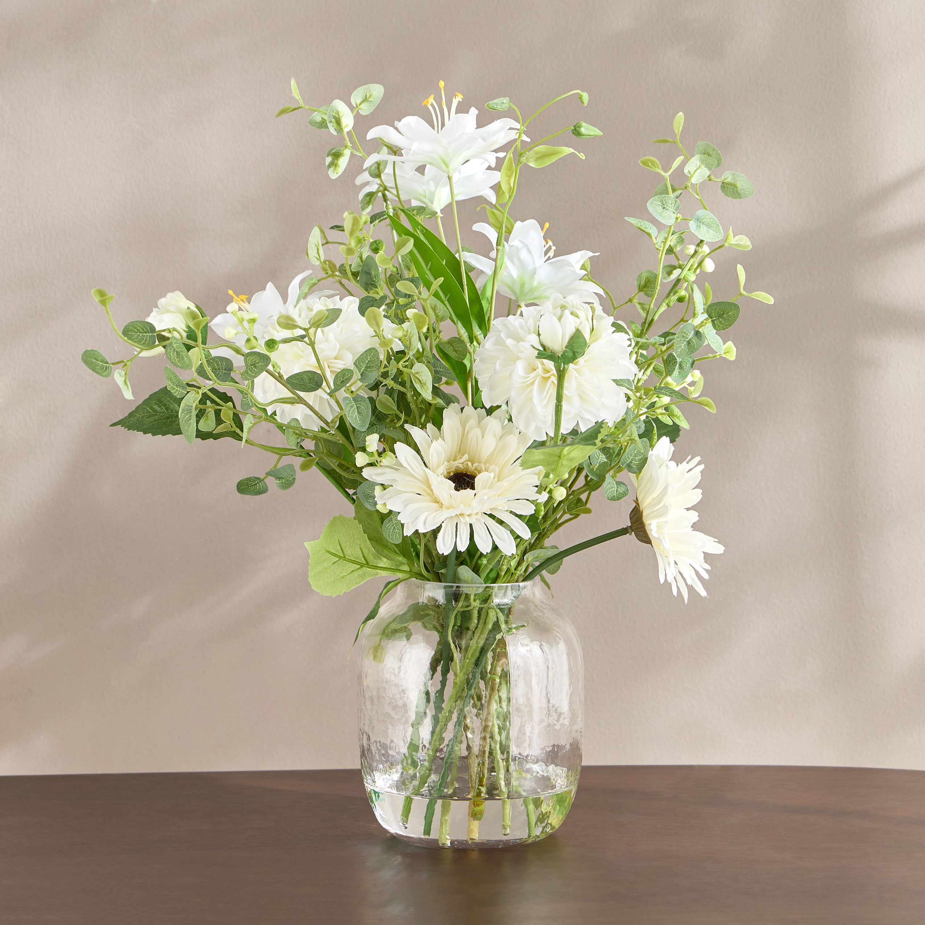 تشكيلة زهور الربيع المختلطة في وعاء - كلاريتي - 72 سم-household-gardenandoutdoor-artificialflowersandplants-flowers-image-1