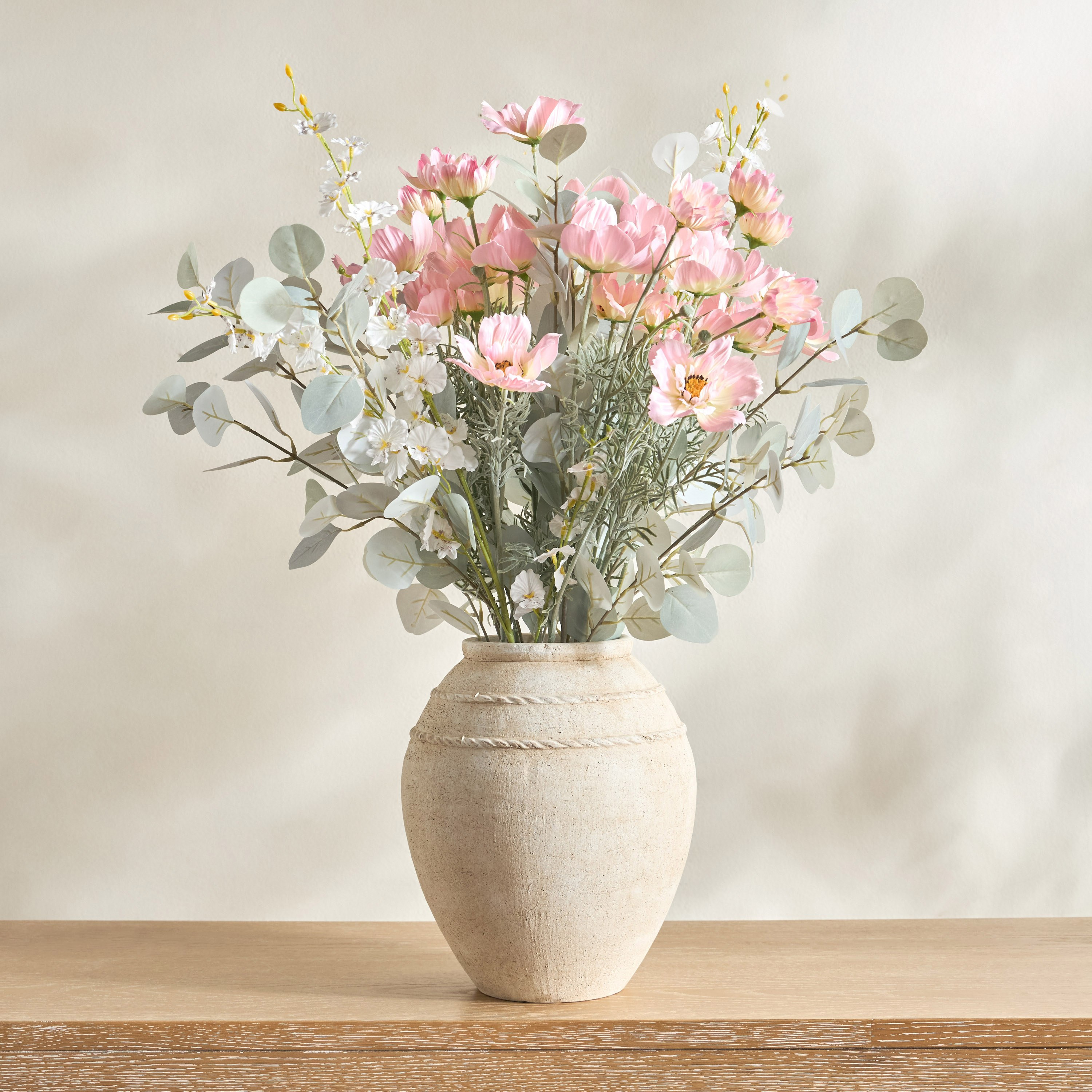 Chantilly Spring Mix Arragment in Pot - 88 cm-household-gardenandoutdoor-artificialflowersandplants-flowers-image-1