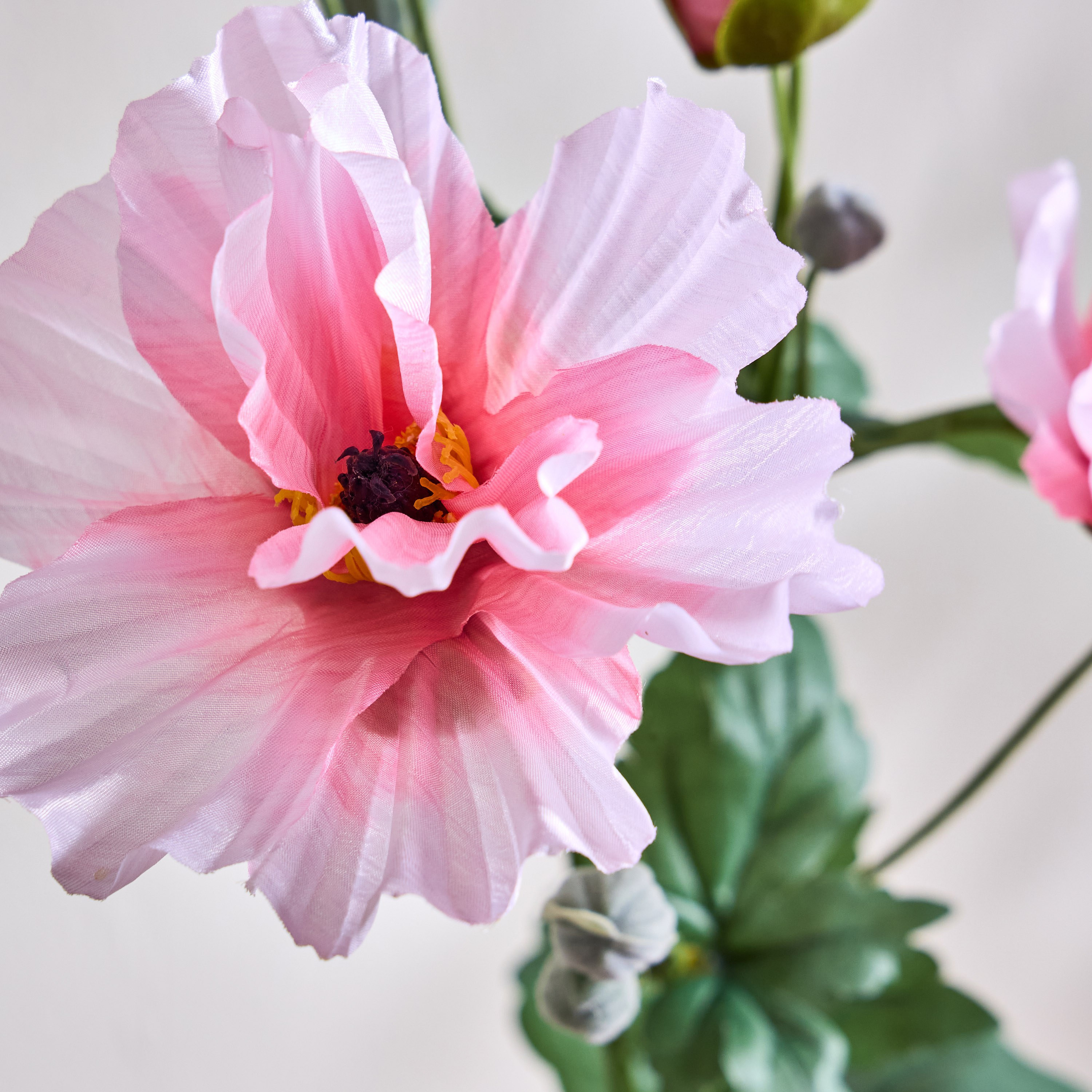 Poppy Four Headed Stem - 83 cm-household-gardenandoutdoor-artificialflowersandplants-stems-image-2