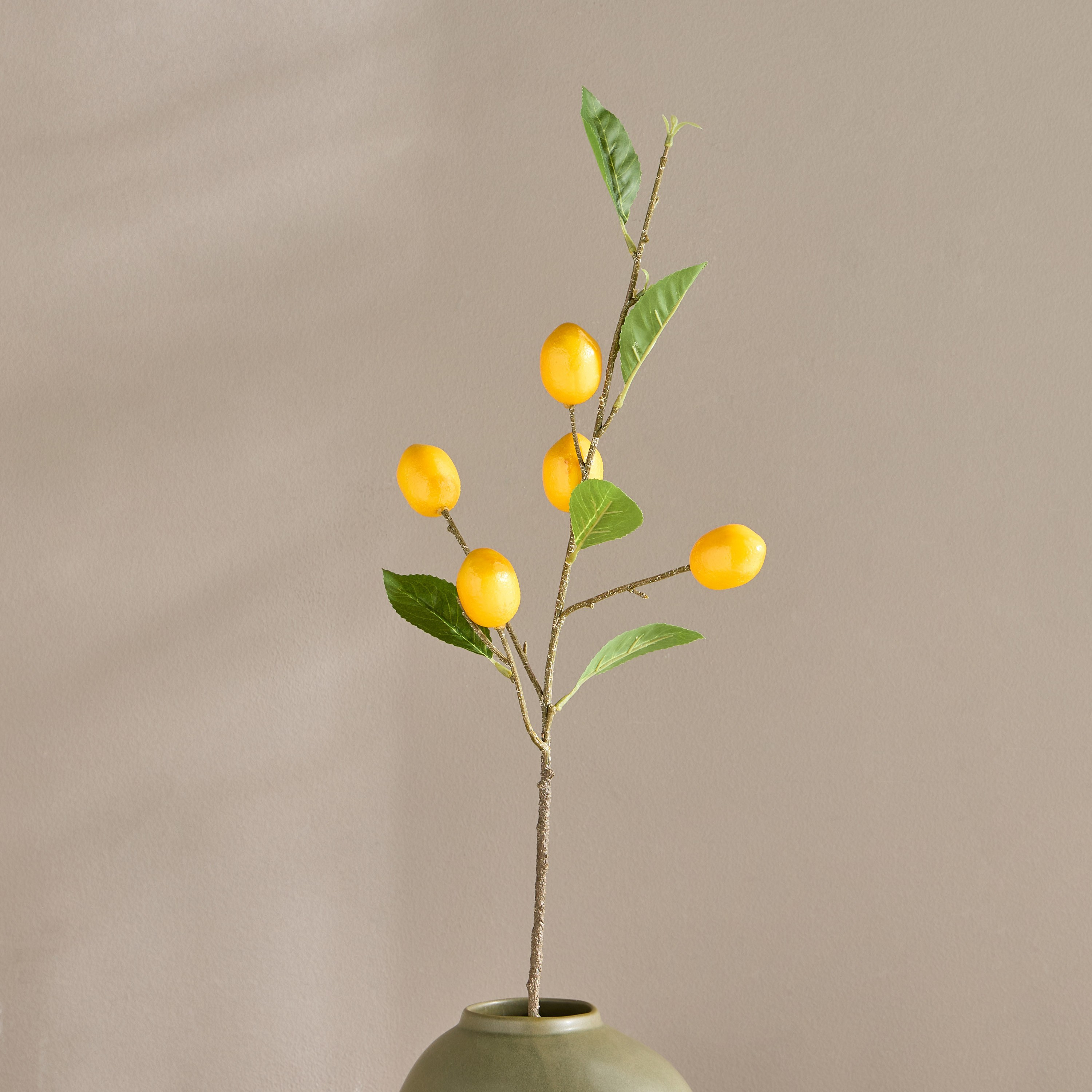 غصن ليمون - 60 سم-household-gardenandoutdoor-artificialflowersandplants-fillers-image-1
