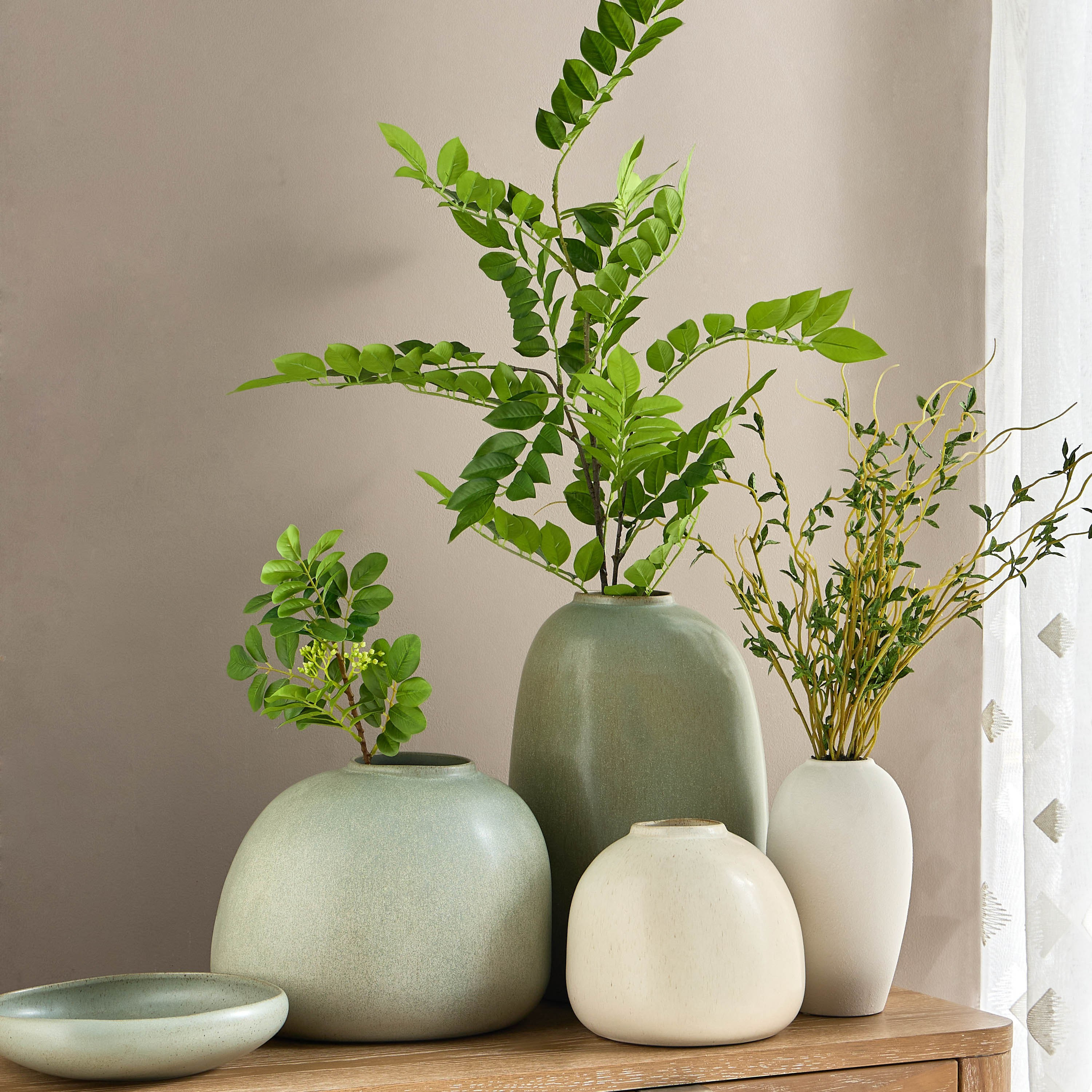 Rosewood Stem - 116 cm-household-gardenandoutdoor-artificialflowersandplants-fillers-image-3