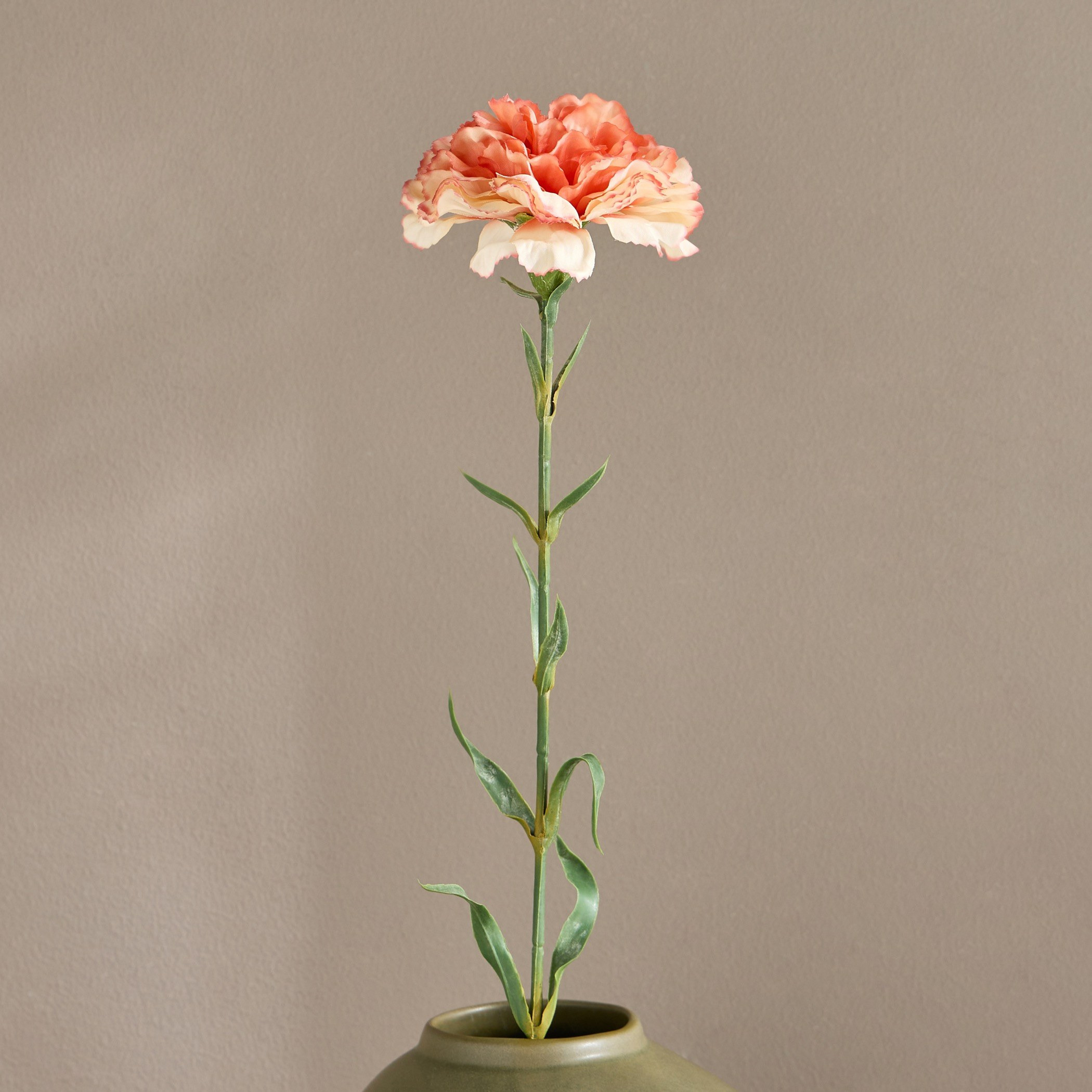 غصن قرنفل - 50 سم-household-gardenandoutdoor-artificialflowersandplants-stems-image-1