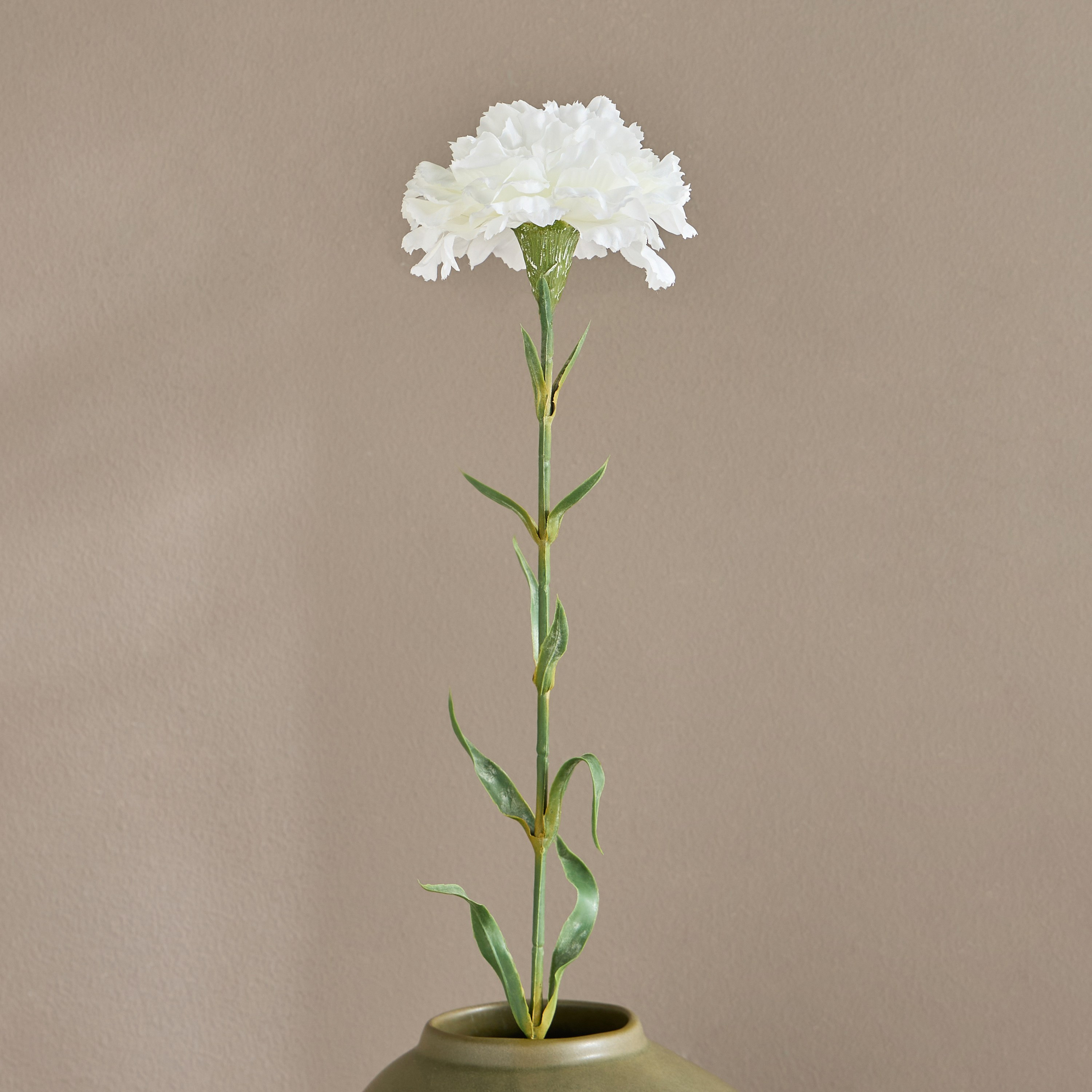 غصن قرنفل - 50 سم-household-gardenandoutdoor-artificialflowersandplants-stems-image-1