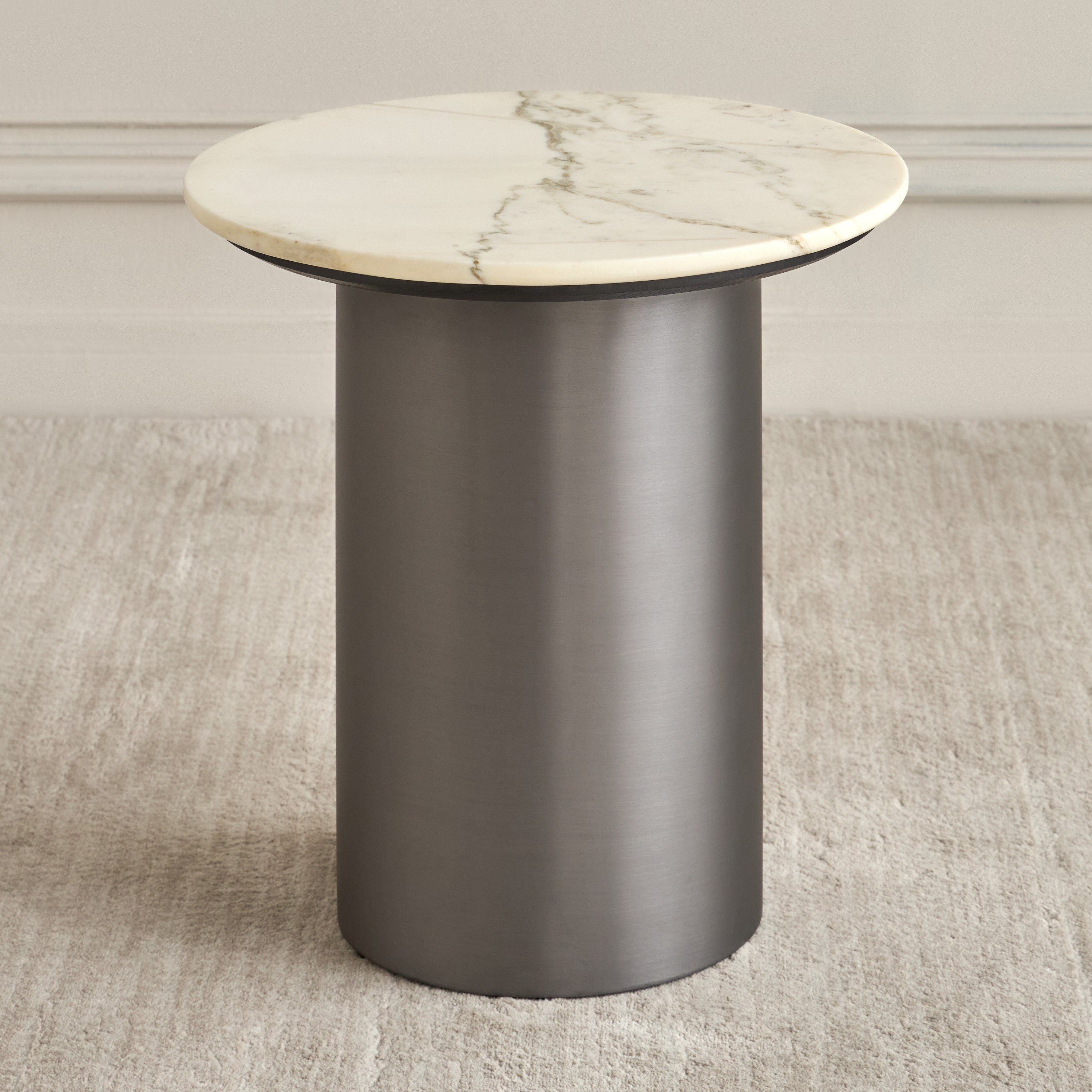 Malya Marble Top Side Table
