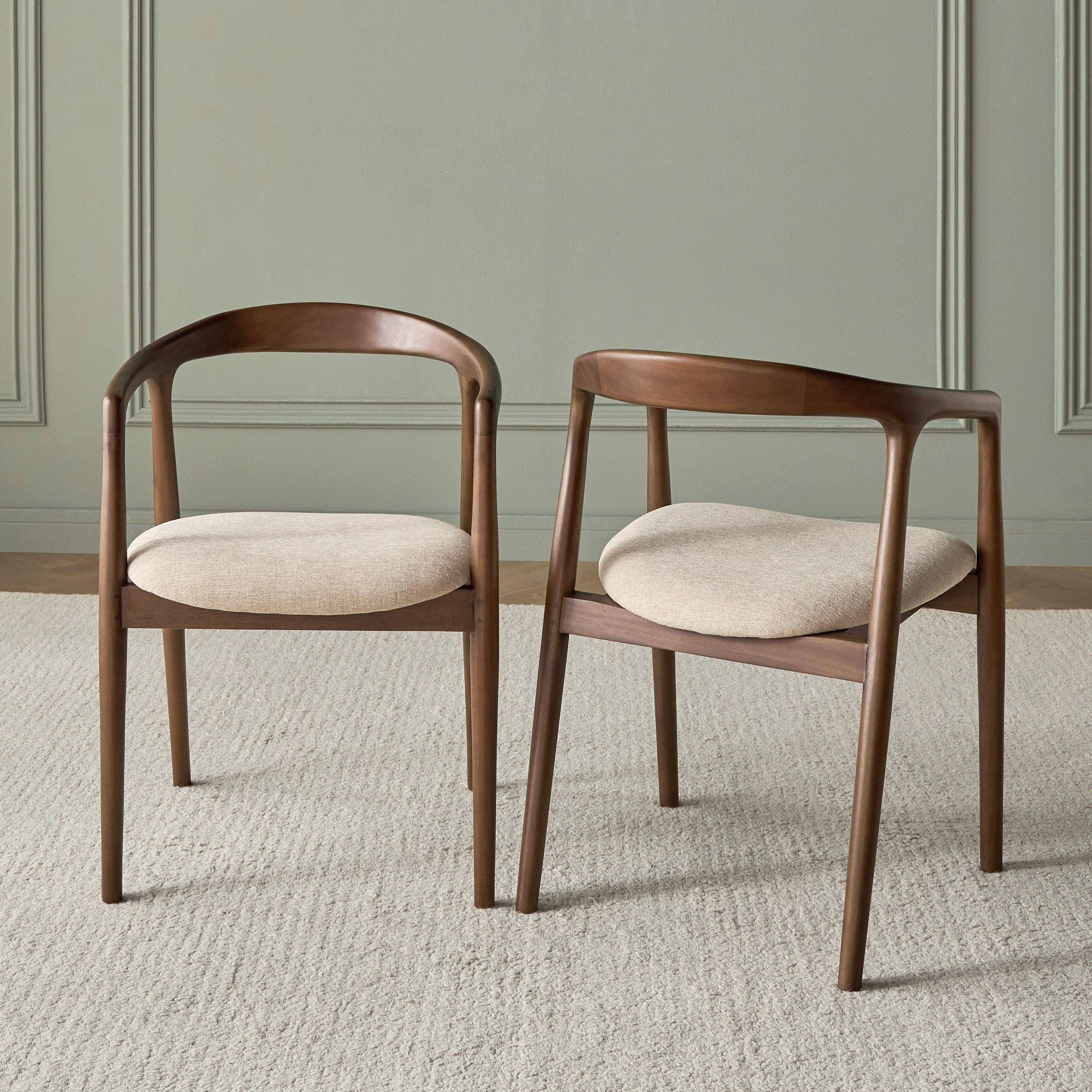 كرسي سفرة قماش - داكو شيفرونيت-furniture-diningroom-chairsandbenches-image-3