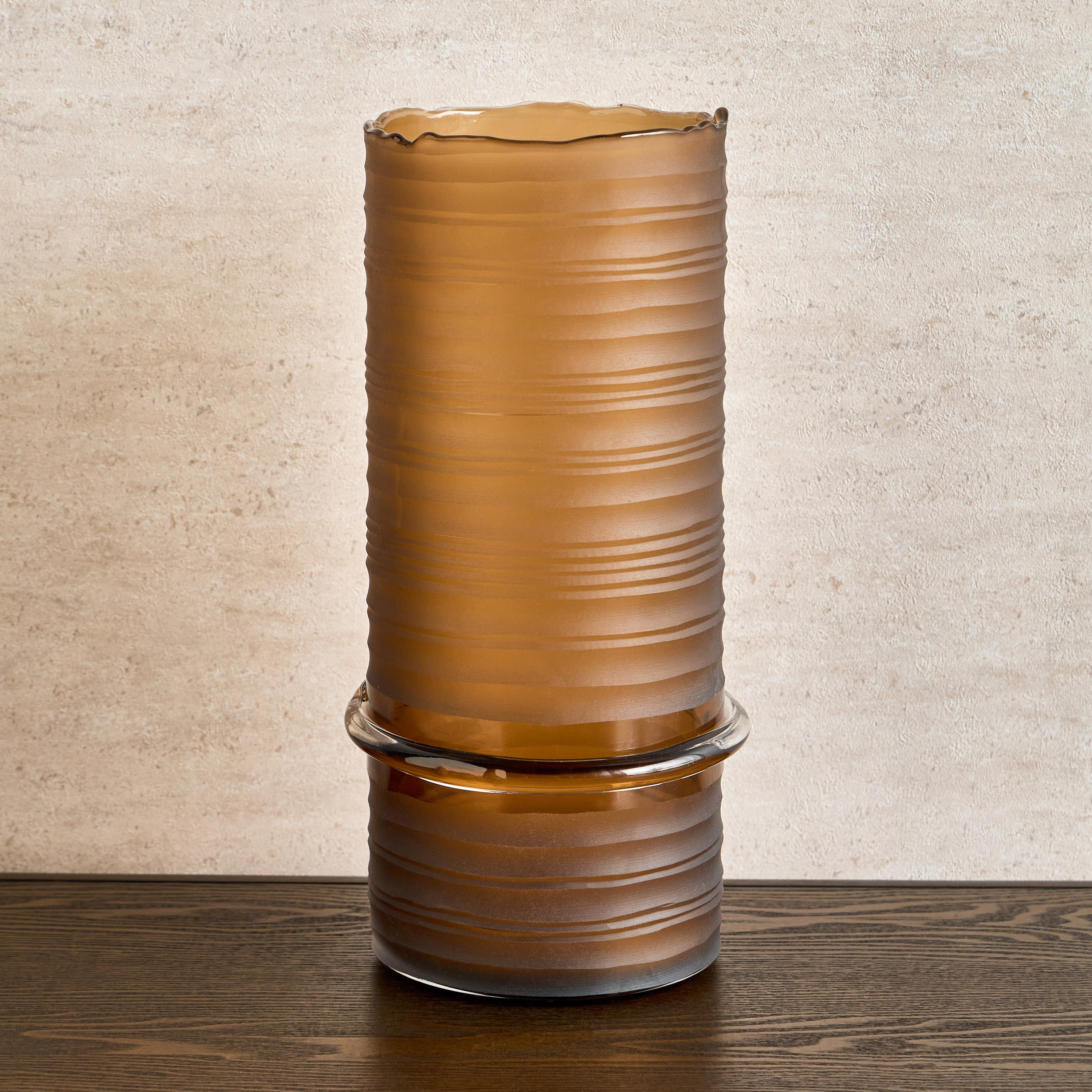 Dara Glass Vase - 36 cm-household-decor-vasesandbowls-image-1