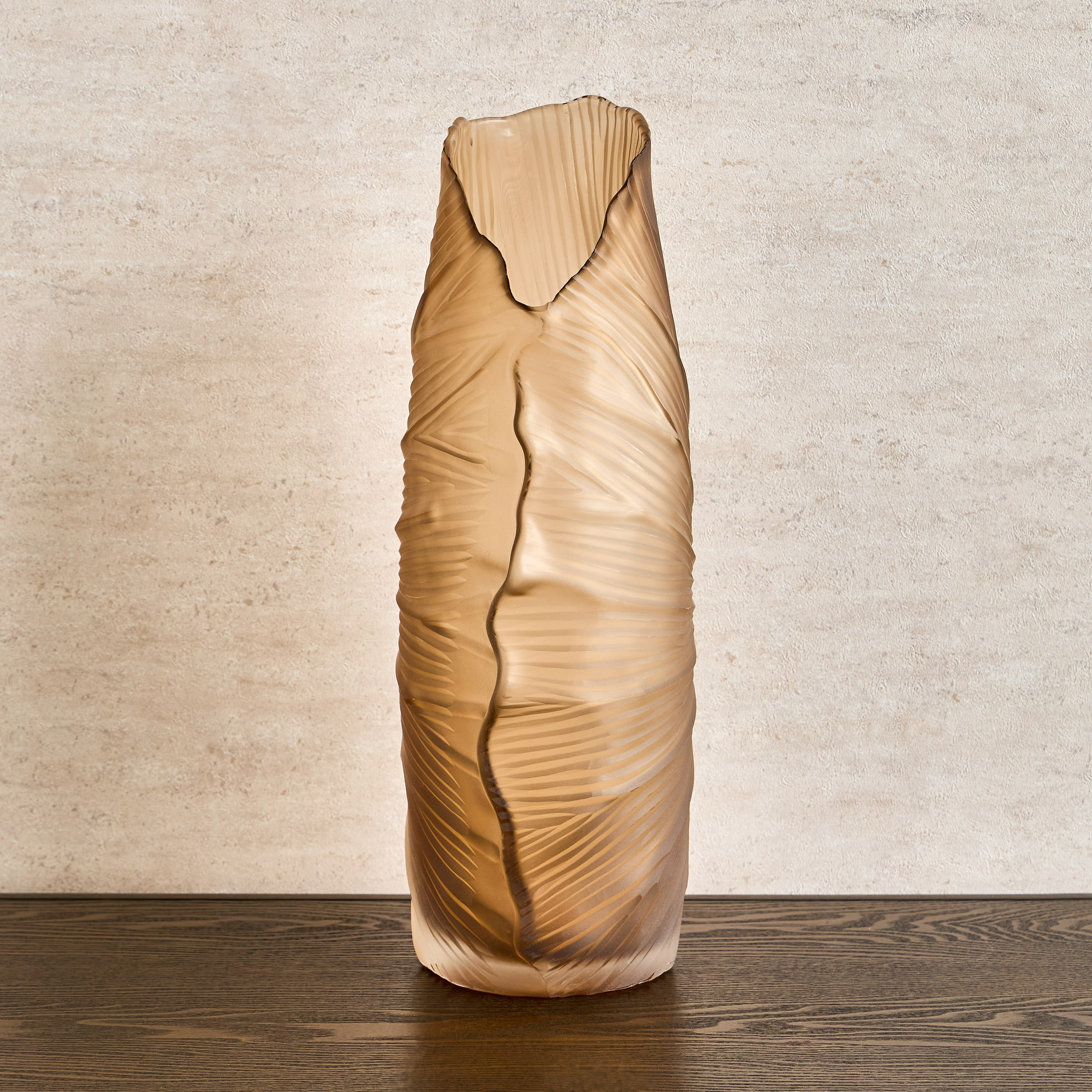 Liora Willow Glass Vase - 44 cm-household-decor-vasesandbowls-image-1