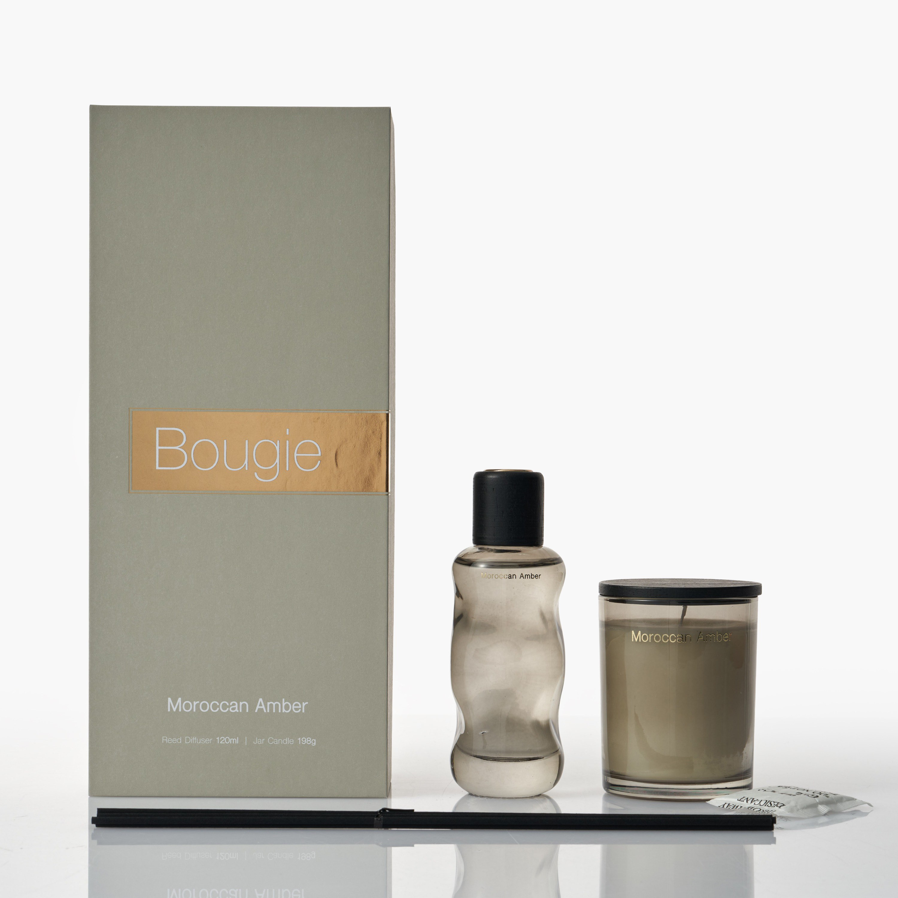 طقم هدايا شمعة جرة عطرية بالأعواد – بوجي عنبر مغربي-household-homefragrance-fragrancegiftset-image-1