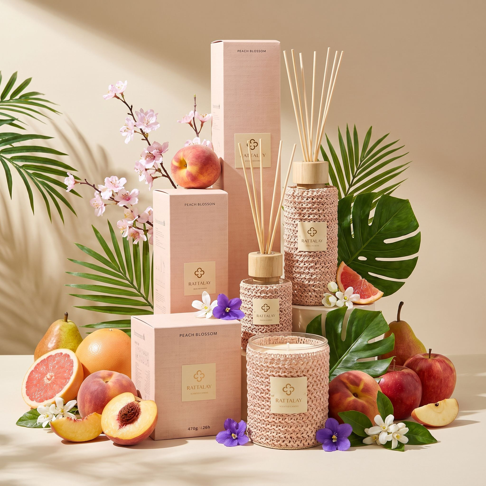 Rattalay Sakura and Zen Reed Diffuser - 220 ml-household-homefragrance-reeddiffusers-image-4