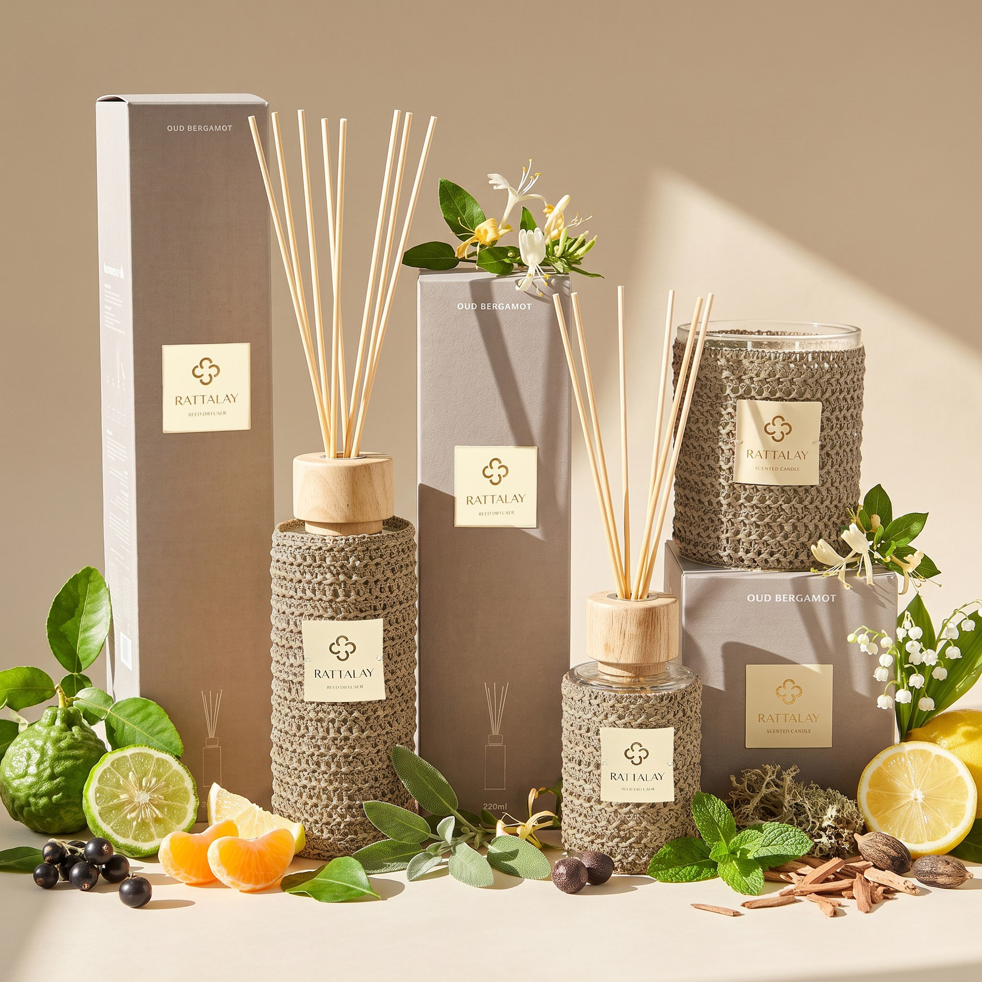 Rattalay Oud Bergamot Reed Diffuser - 500 ml-household-homefragrance-reeddiffusers-image-4