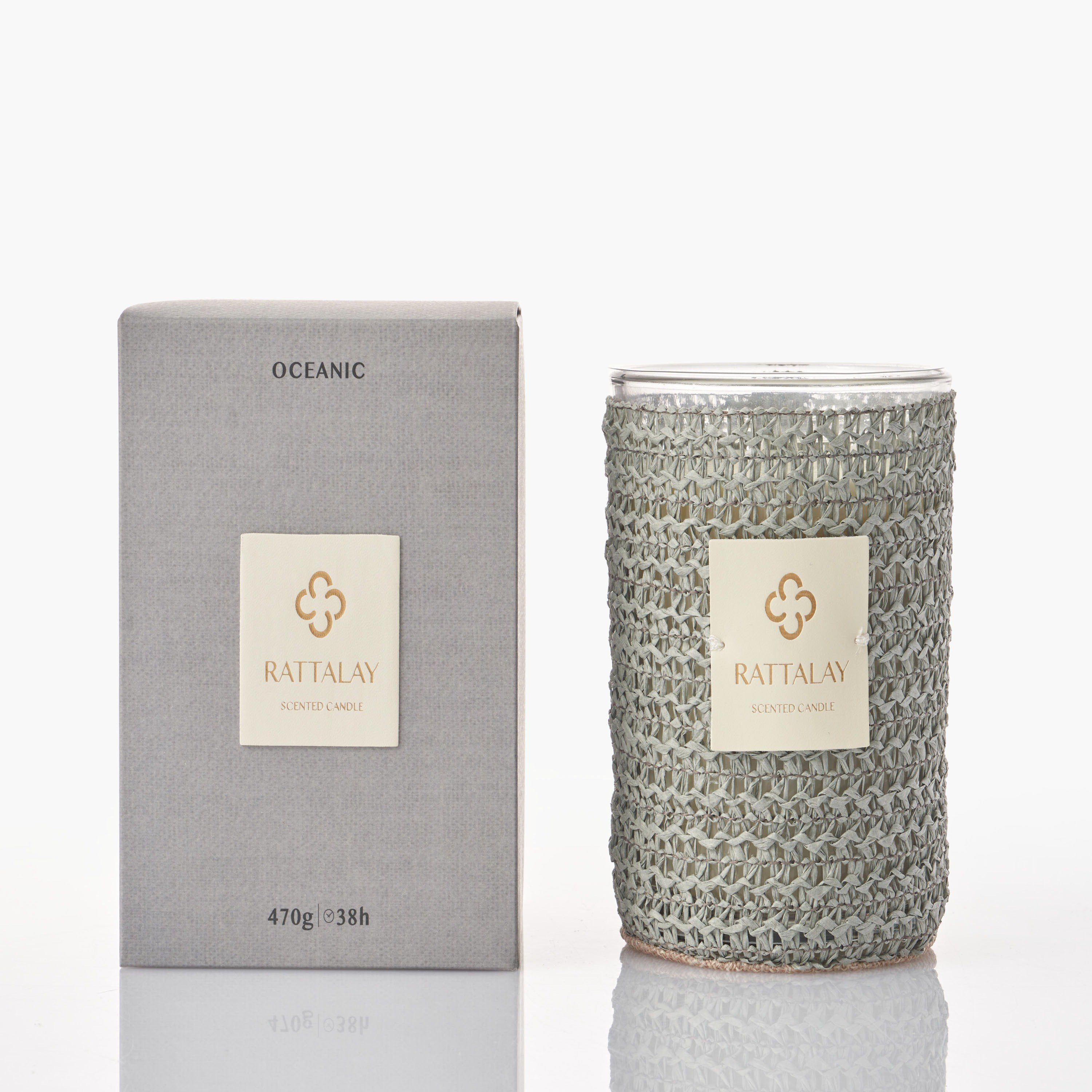 Rattalay Breathe Oxygen Scented Jar Candle - 38 h-household-homefragrance-candles-image-1