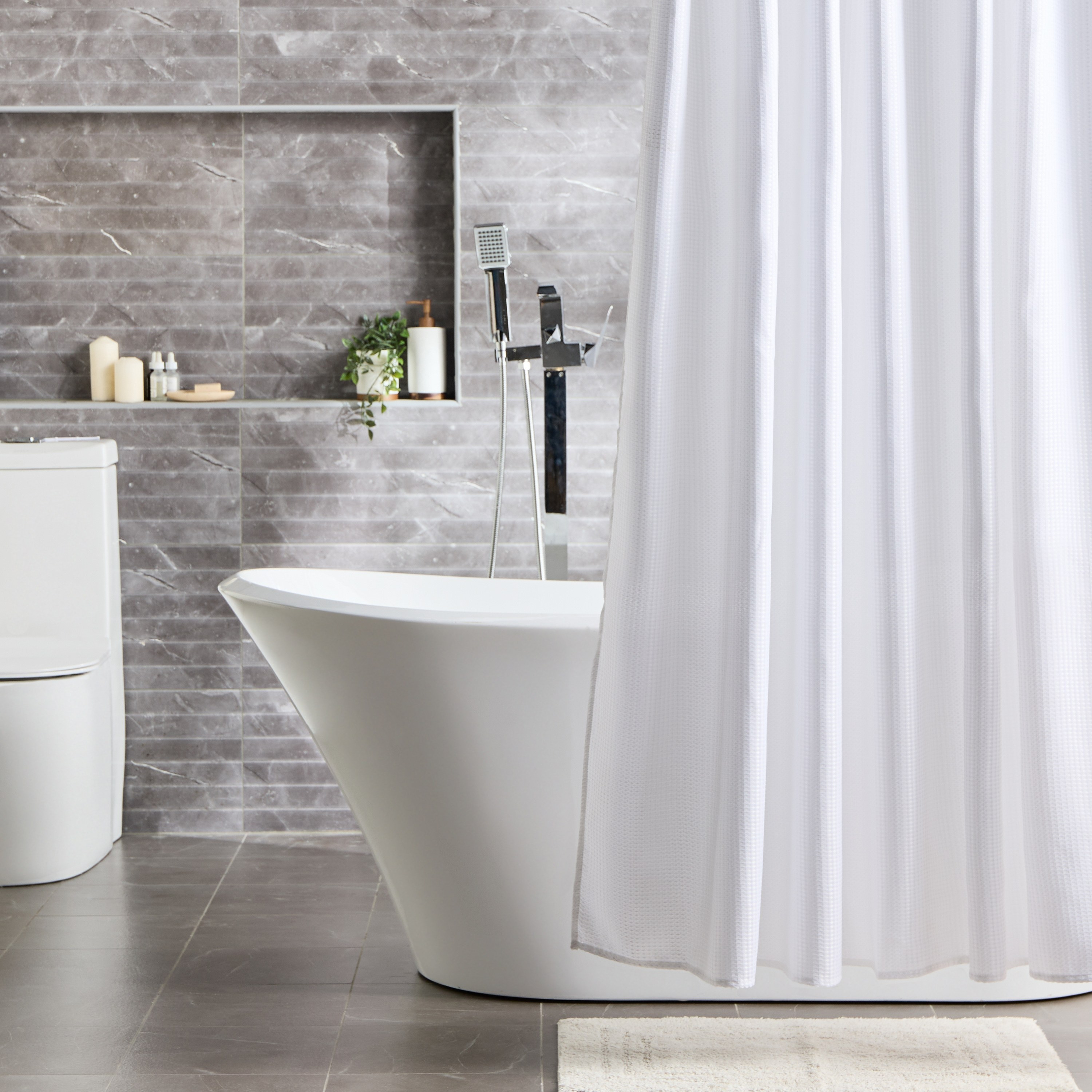 Amekus Shower Curtain - 180x240 cm-household-bathandlaundry-shower-showercurtainandliners-image-4