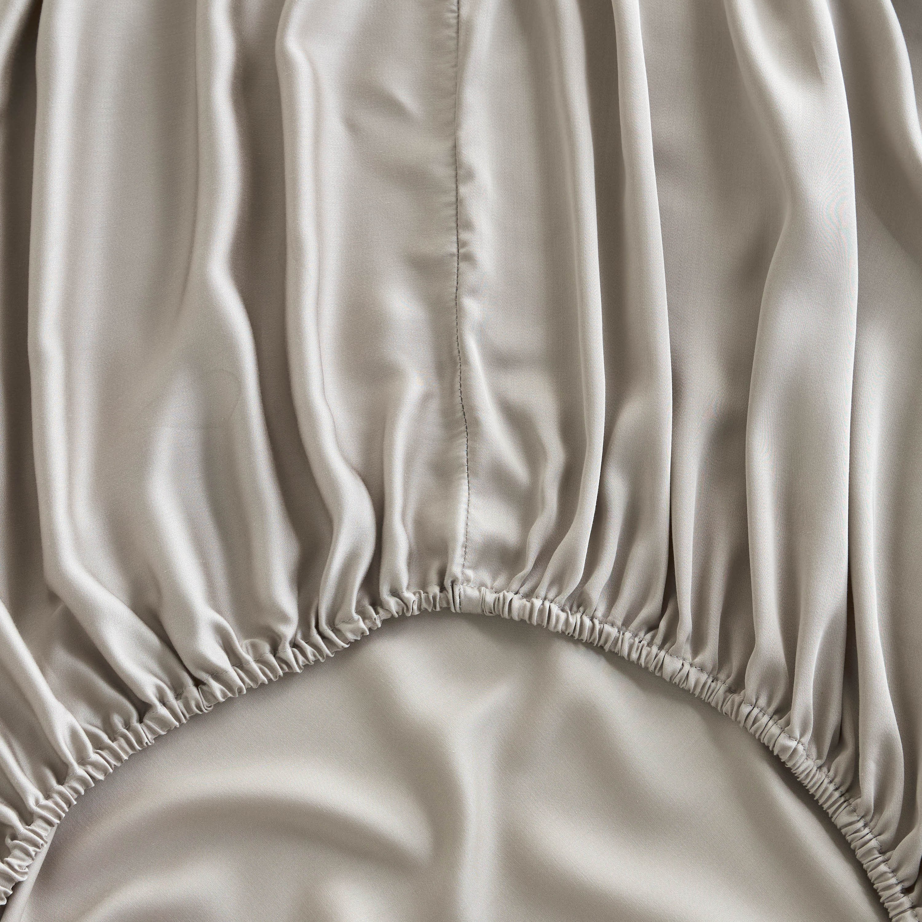 Terra Bamboo Sateen Weave 300 Thread 4-Piece Queen Fitted and Flat Sheet Set - 160x200 cm-household-bedding-sheetsandpillowcases-flatsheets-image-6