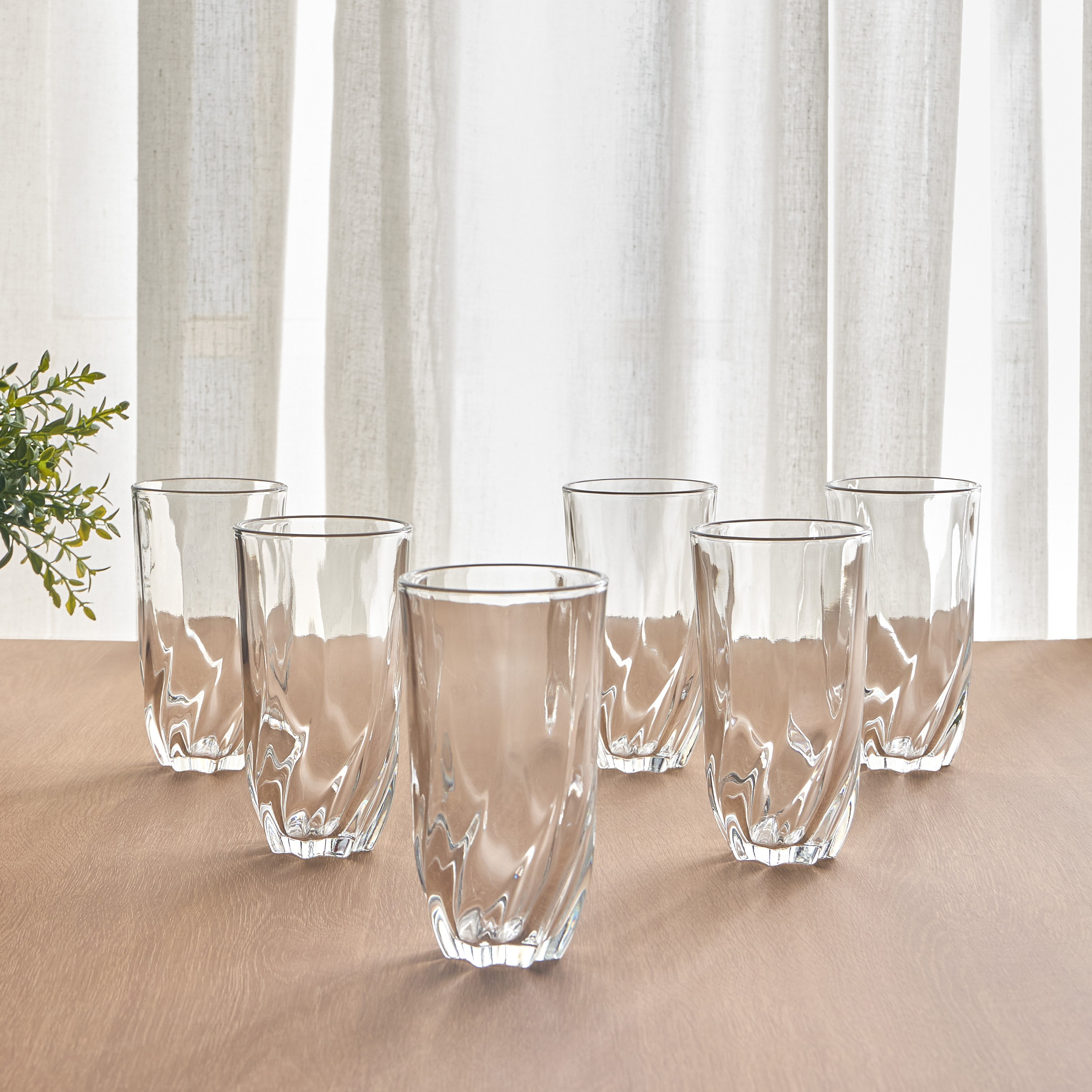 Kai 6-Piece Highball Glass Set - 380 ml