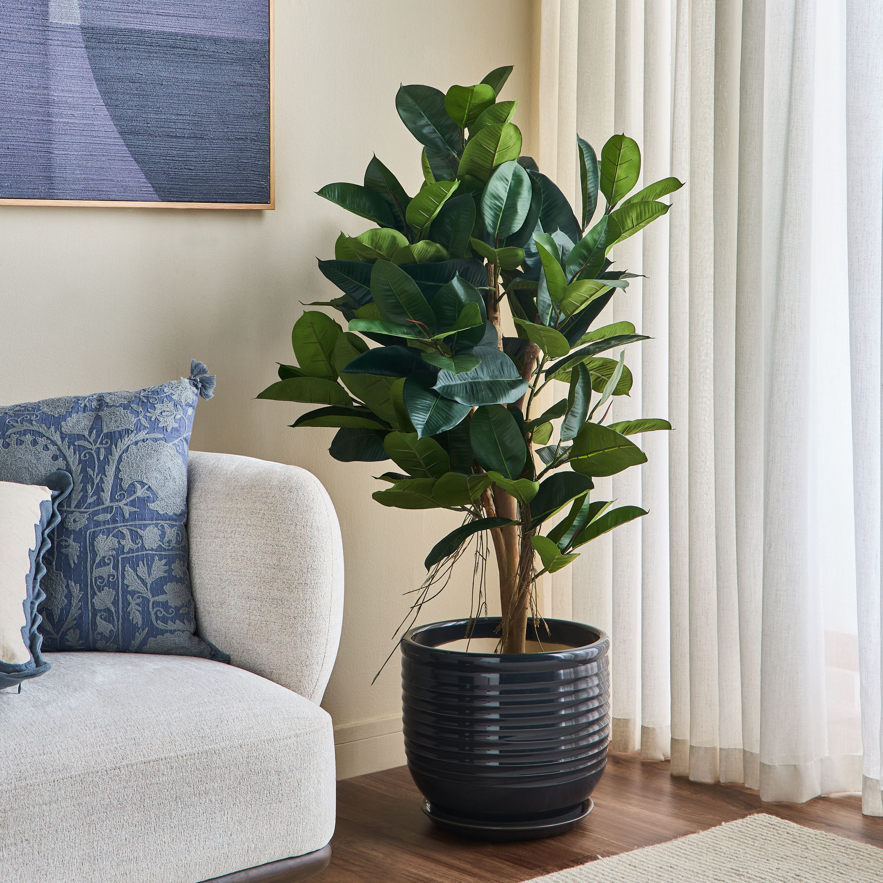 شجرة مطاط - 130 سم-household-gardenandoutdoor-trees-image-3