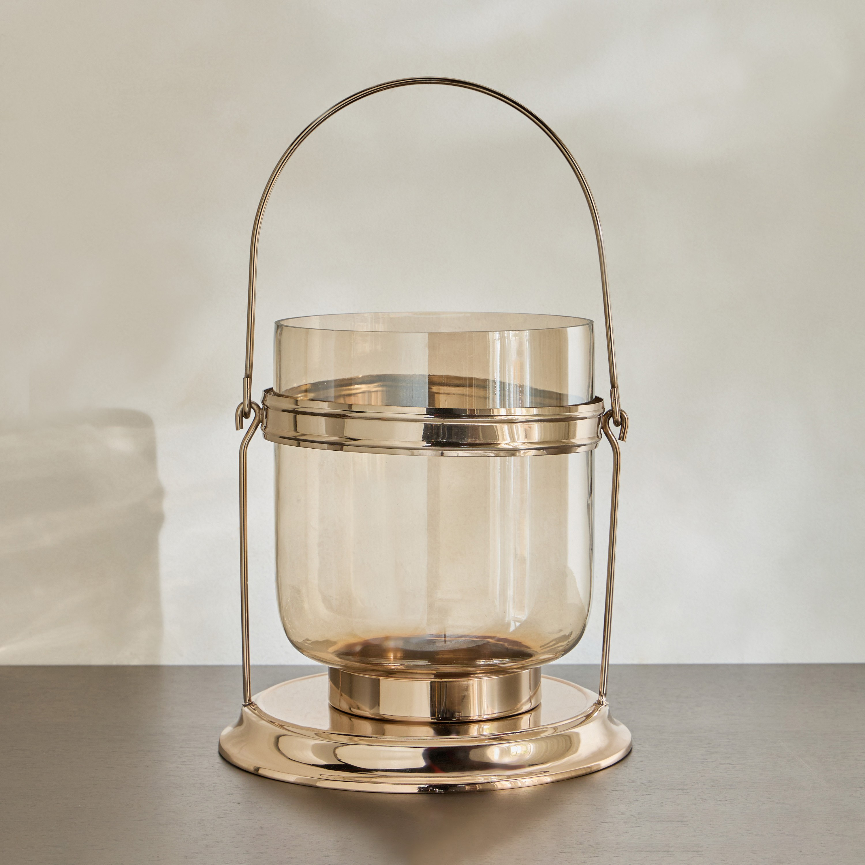 Bronte Stainless Steel Hurricane Lantern - 28 cm-household-decor-candleholdersandlanterns-image-4