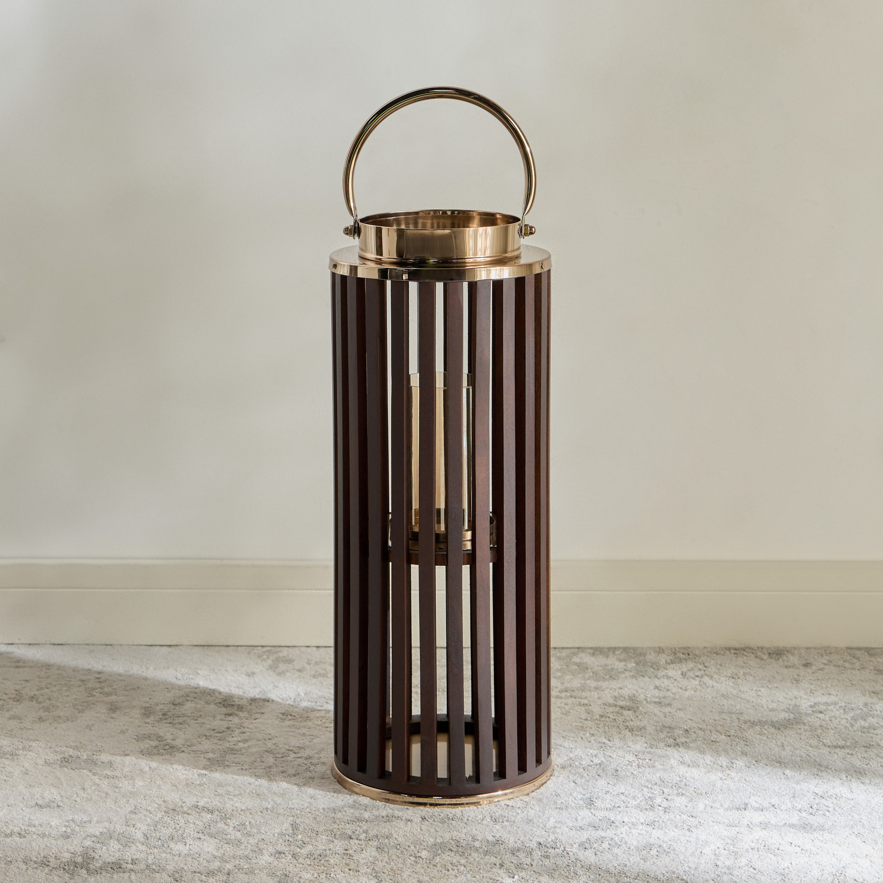Louvre Stainless Steel Lantern - 81 cm-household-decor-candleholdersandlanterns-image-3