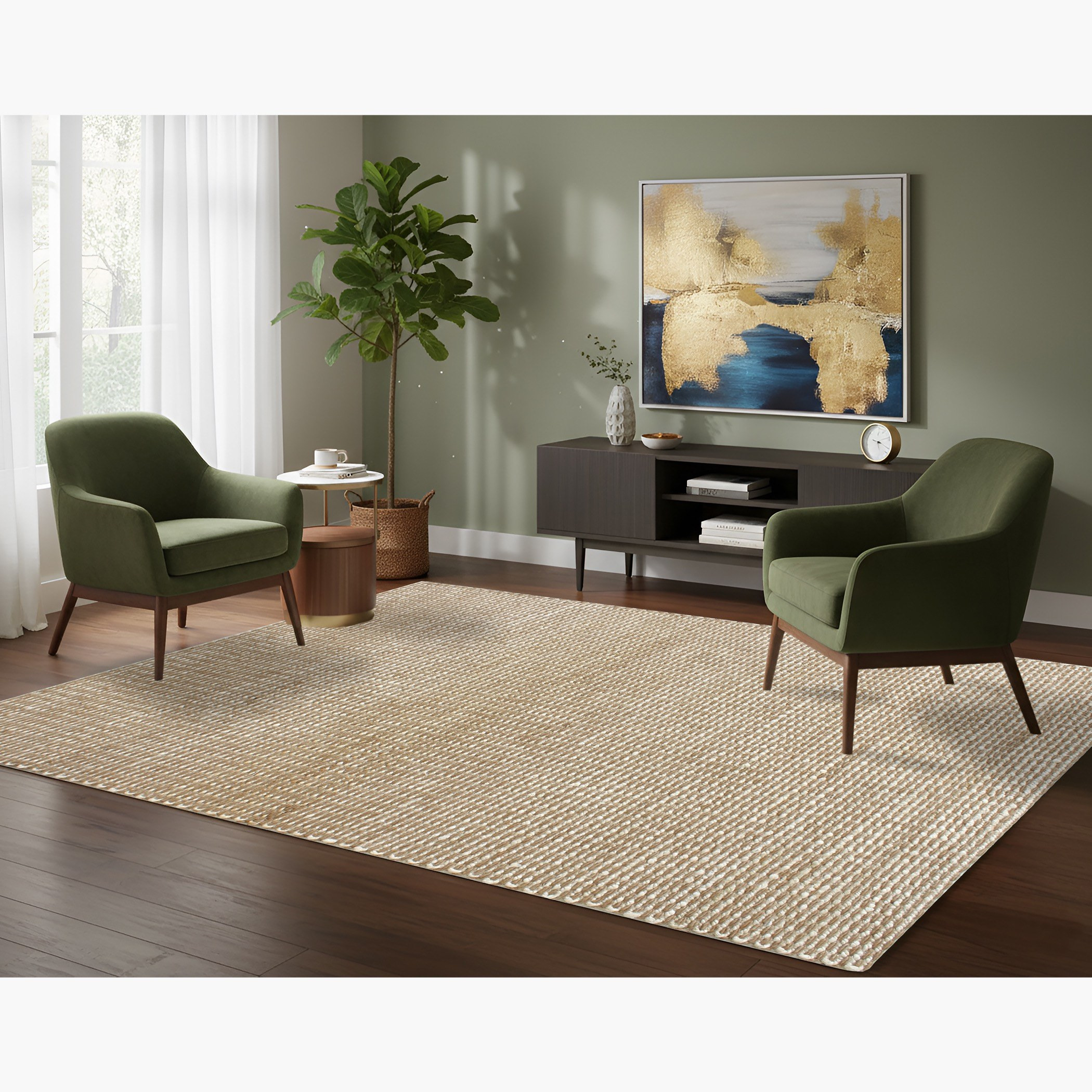 سجادة دوري محاكة يدويا - دينا - 160x230 سم-household-rugsandcarpets-rugs-image-2