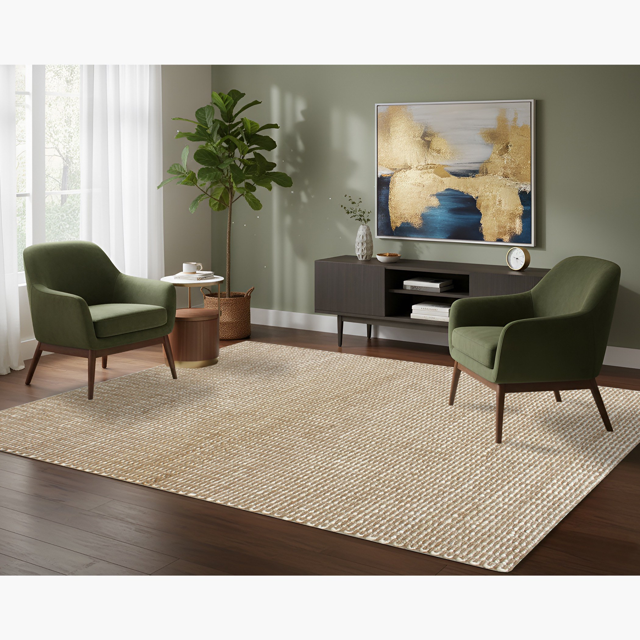 سجادة جوت المنسوجة يدويًا -  داينا - 90×150 سم-household-rugsandcarpets-rugs-image-2
